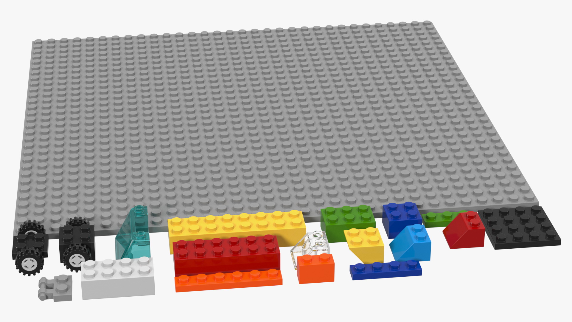 3D Toy Building Blocks Generic Set