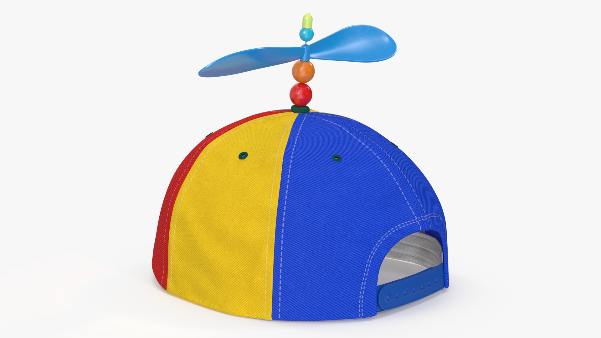 Child Multi Colored Propeller Hat Brimless 3D