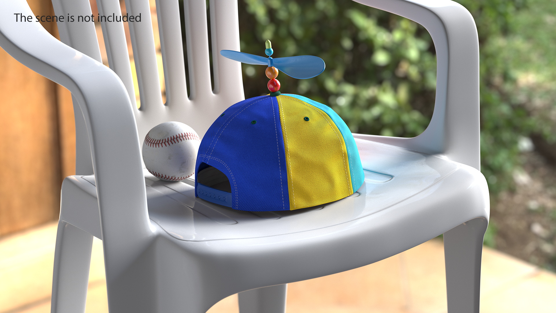 Child Multi Colored Propeller Hat Brimless 3D