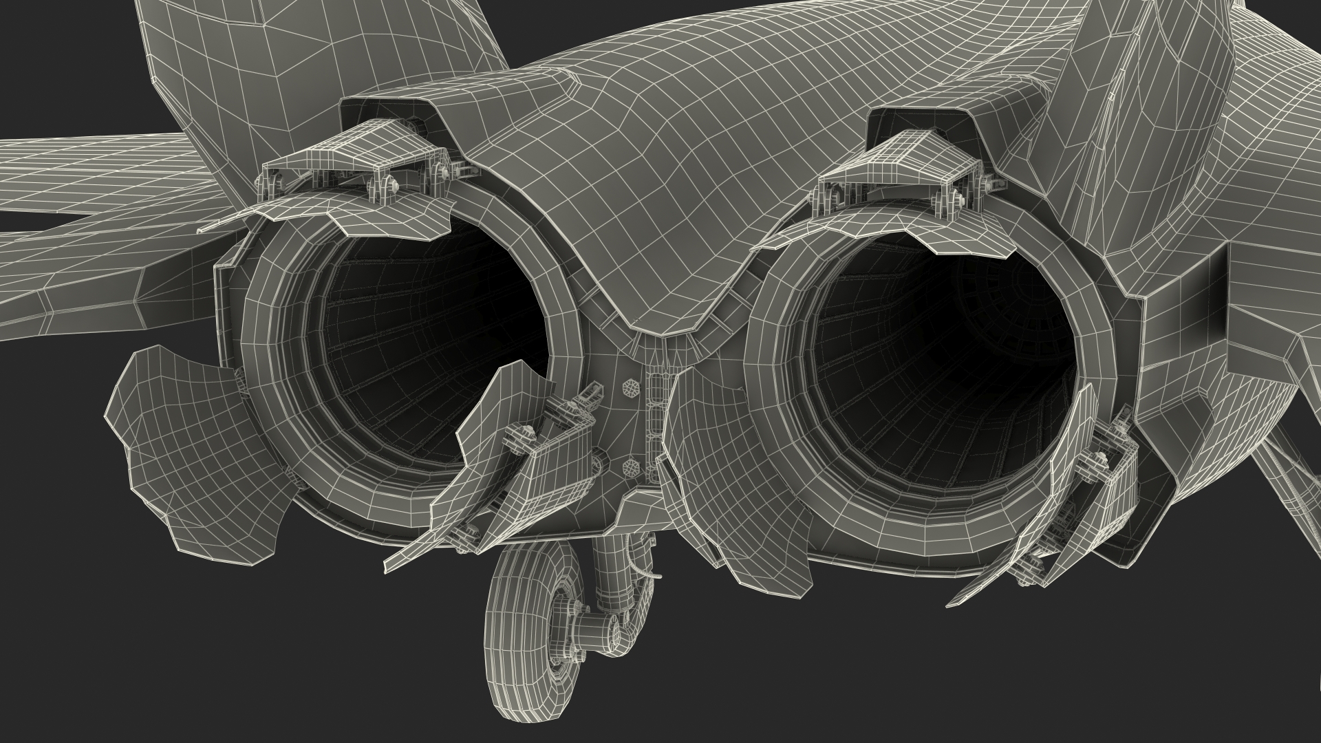 Mitsubishi X2 Shinshin Stealth Fighter Aircraft Rigged 3D model