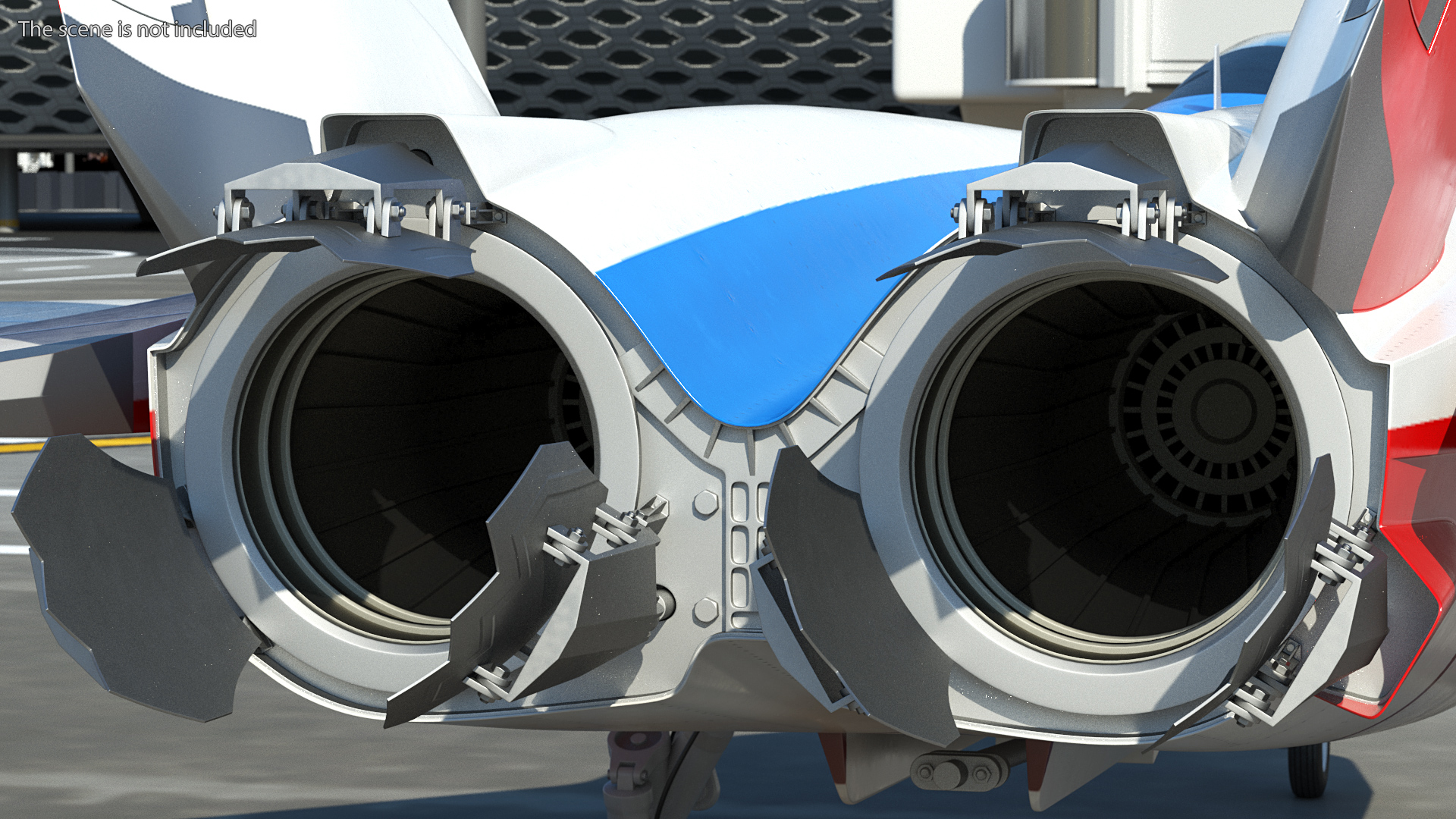 Mitsubishi X2 Shinshin Stealth Fighter Aircraft Rigged 3D model