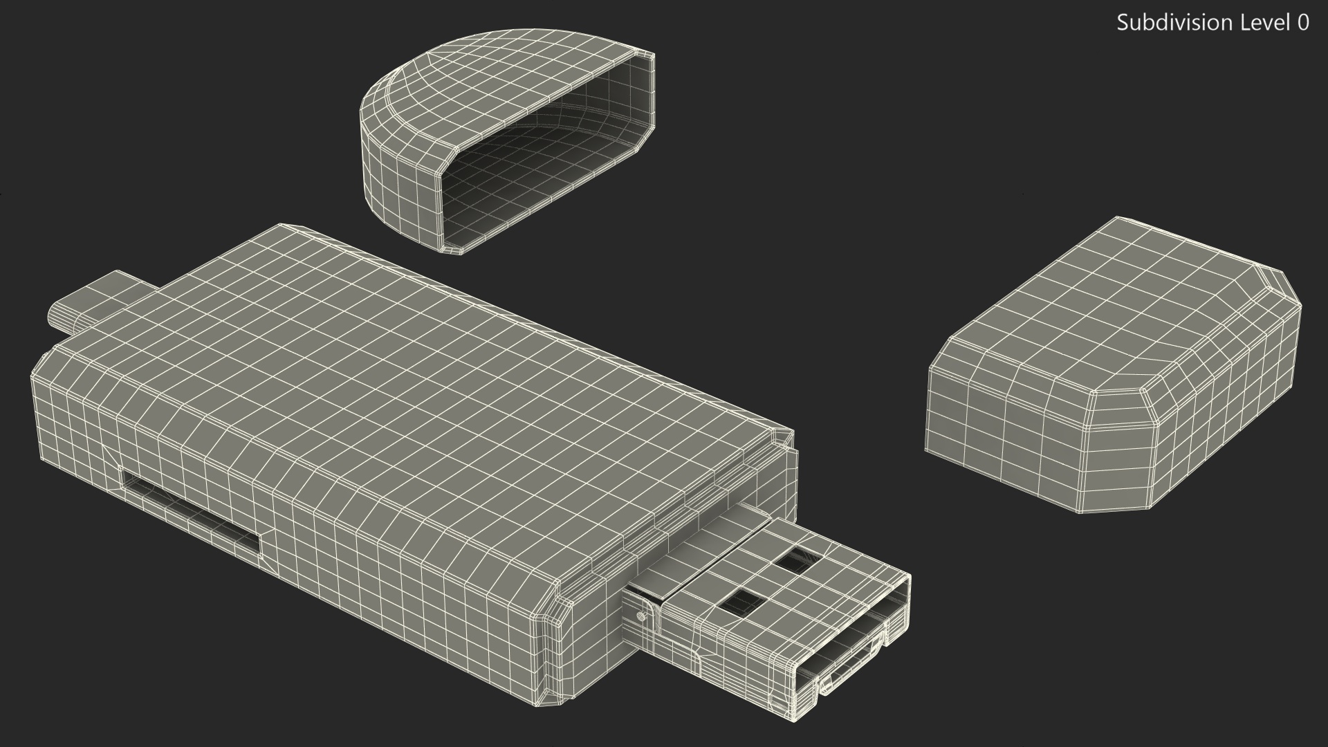 Micro Card Adapter Vanja 3D model