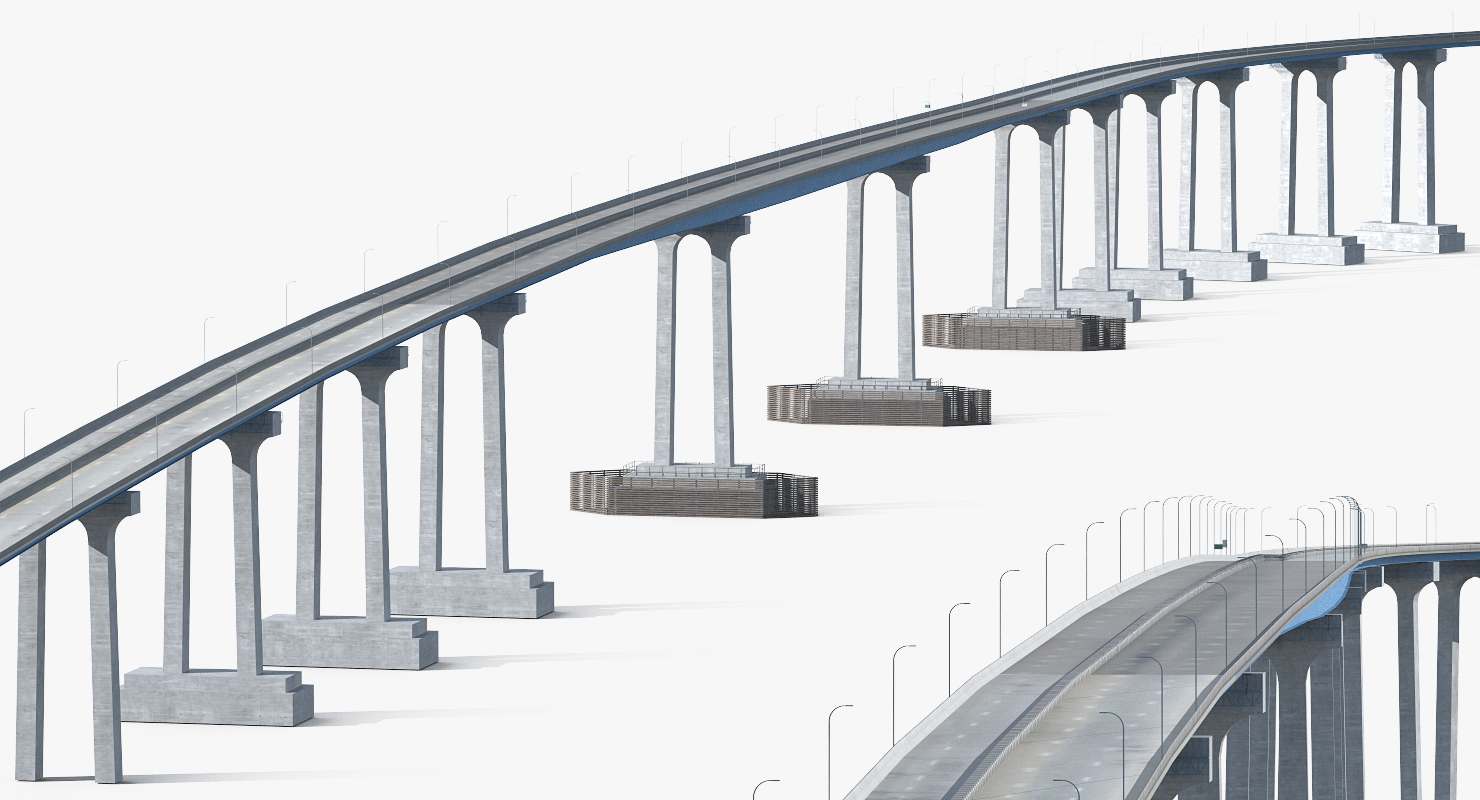 Coronado Bay Bridge 3D model