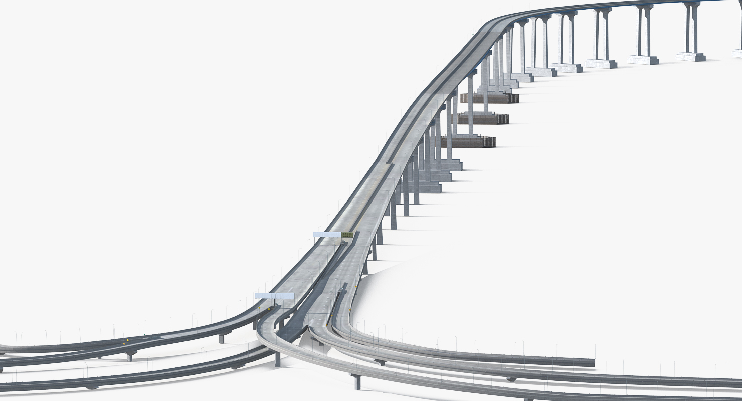 Coronado Bay Bridge 3D model