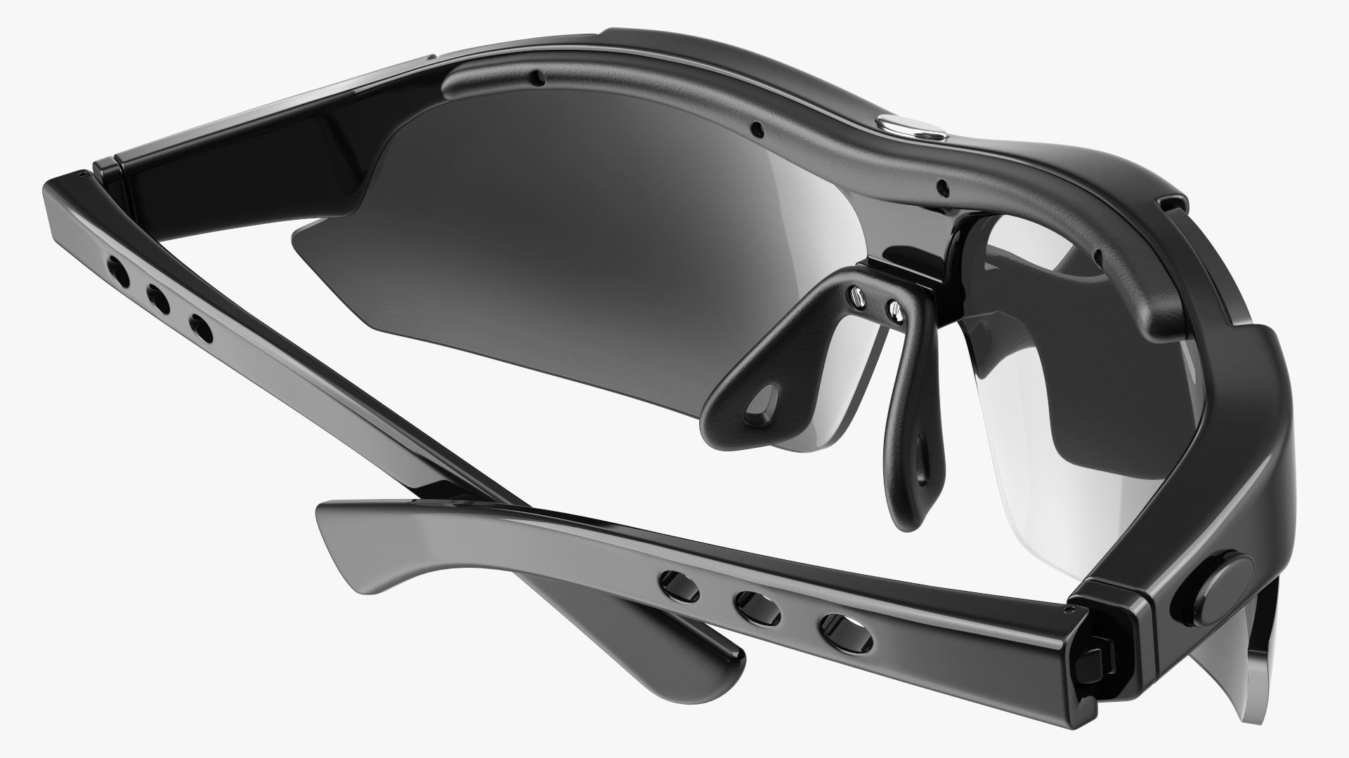 3D Sport Sun Glasses Black model