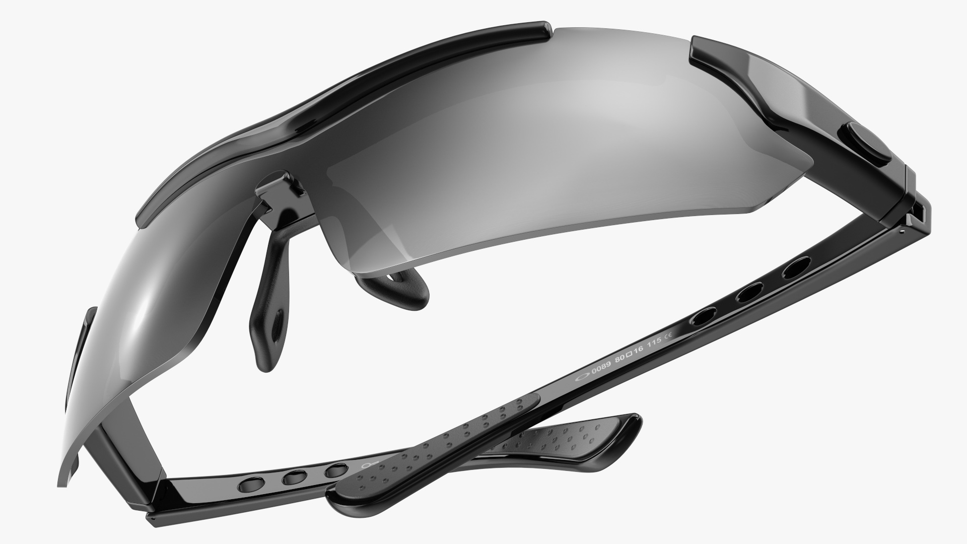 3D Sport Sun Glasses Black model
