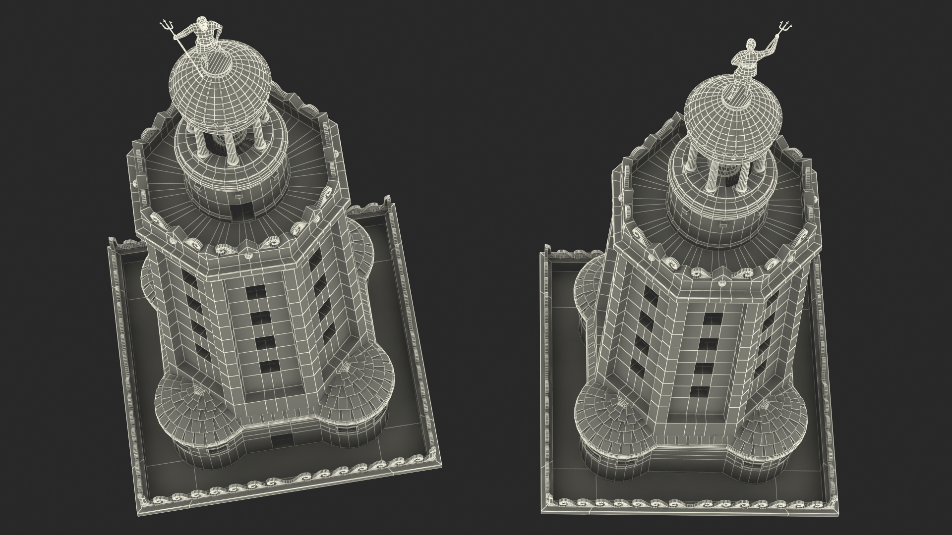 3D Lighthouse of Alexandria Top model