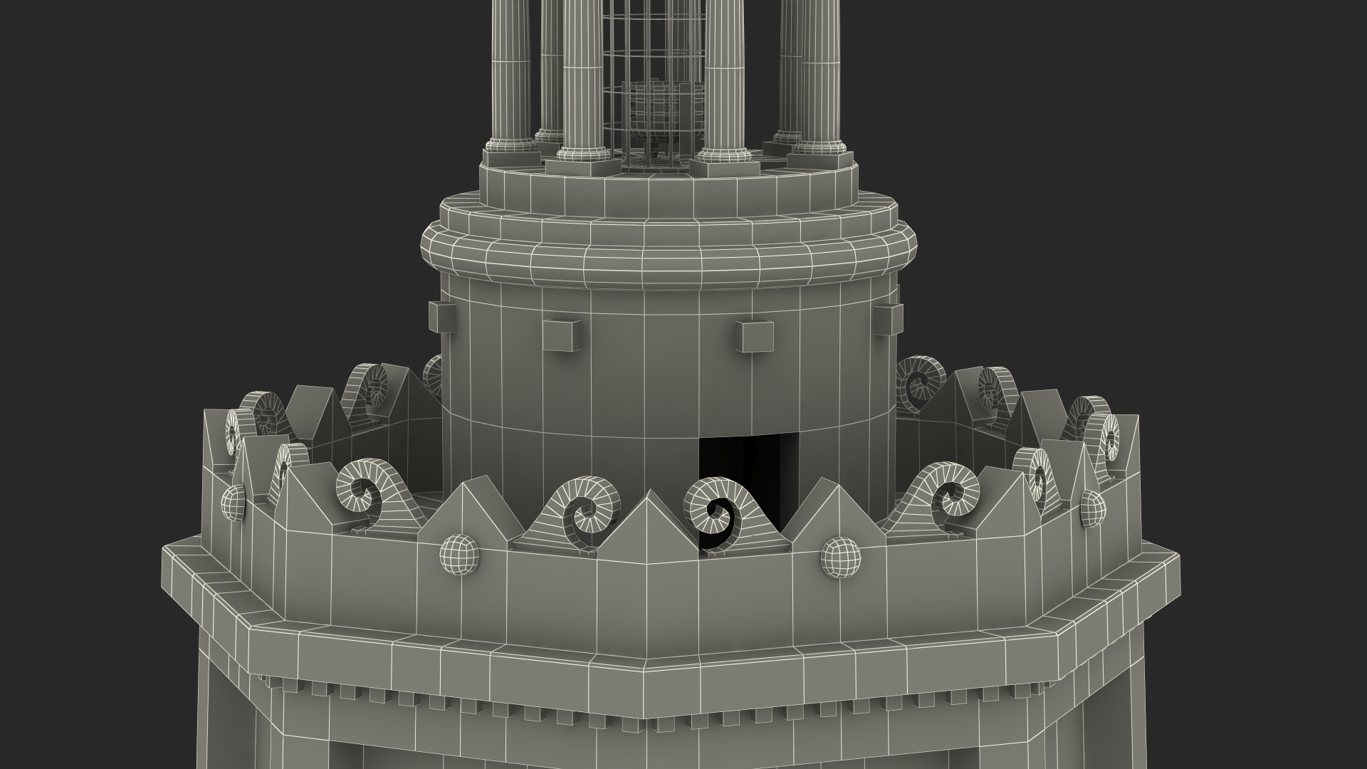 3D Lighthouse of Alexandria Top model
