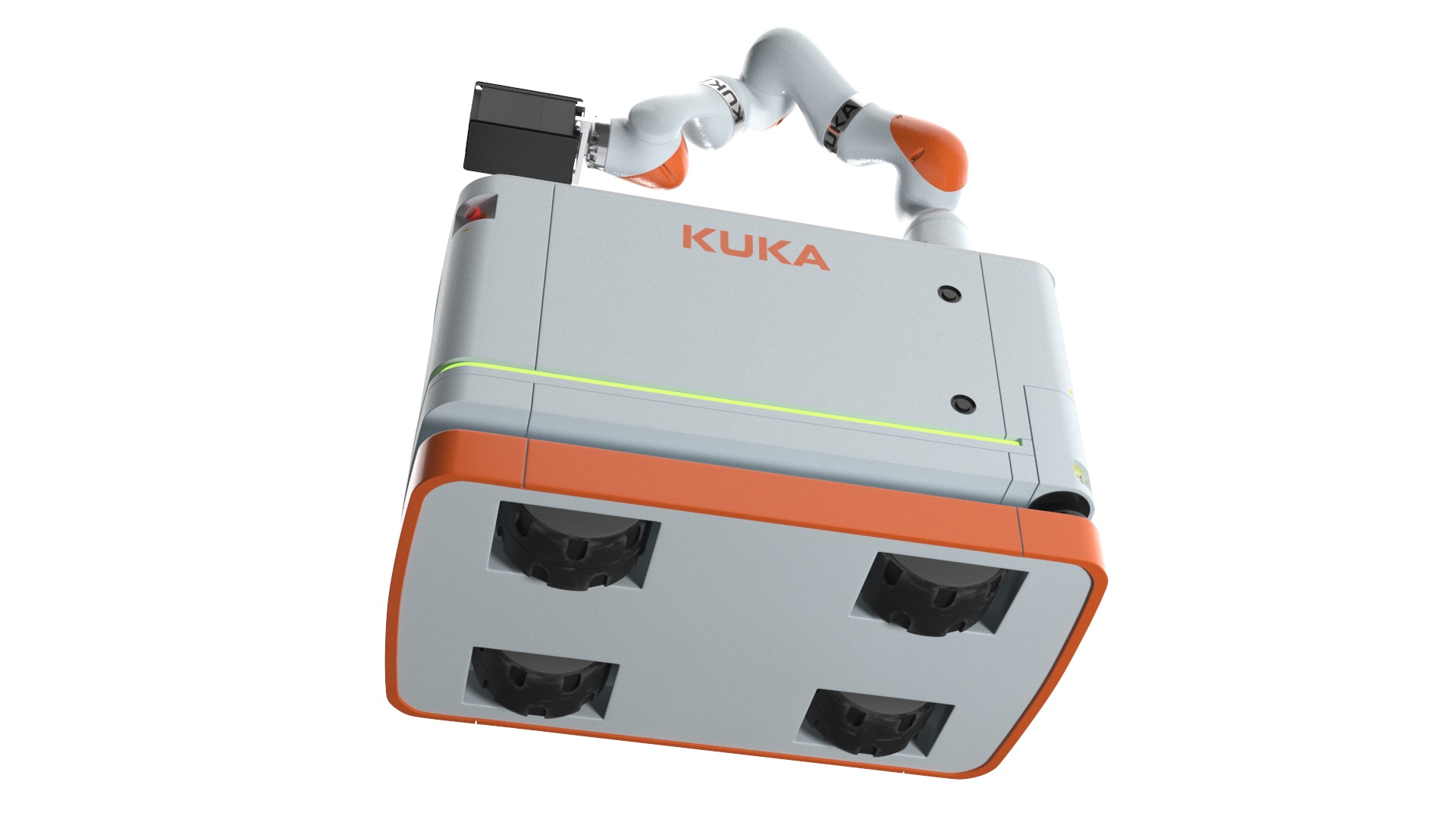 3D Mobile Robot KUKA KMR Iiwa with Special Box model