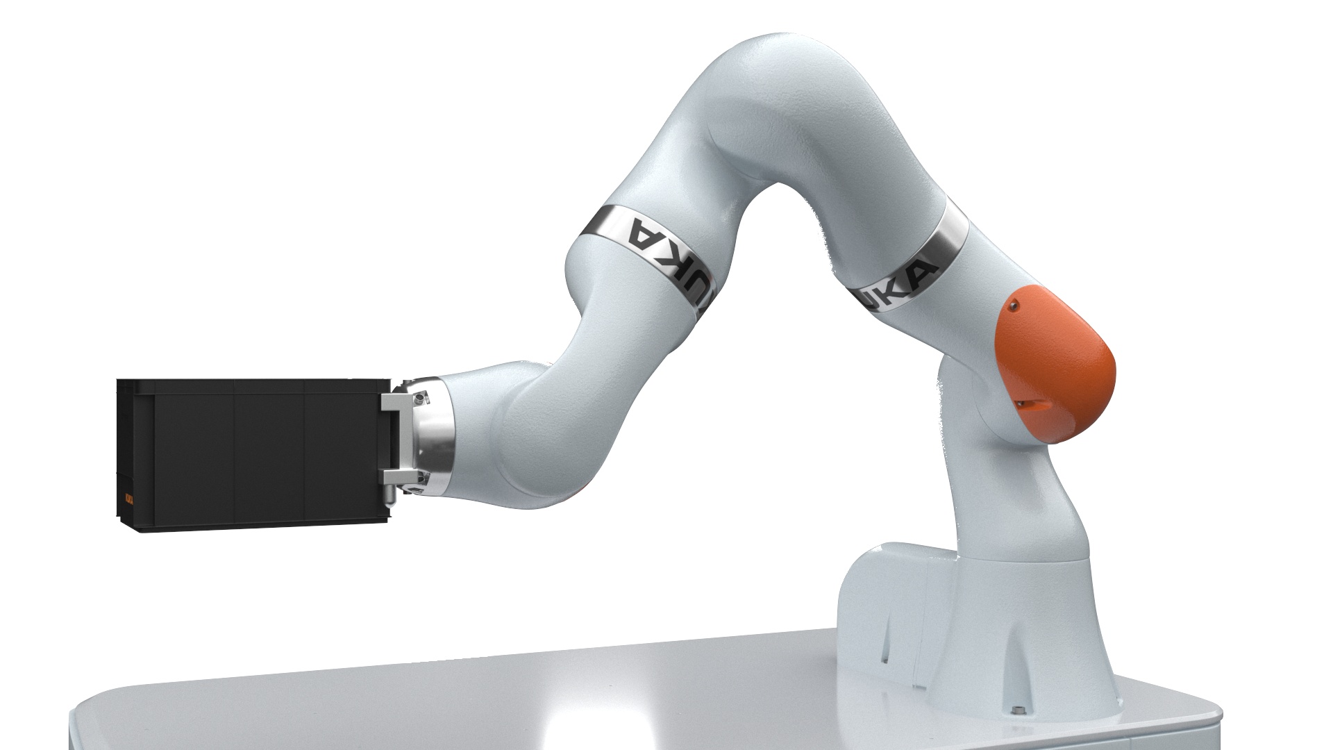 3D Mobile Robot KUKA KMR Iiwa with Special Box model