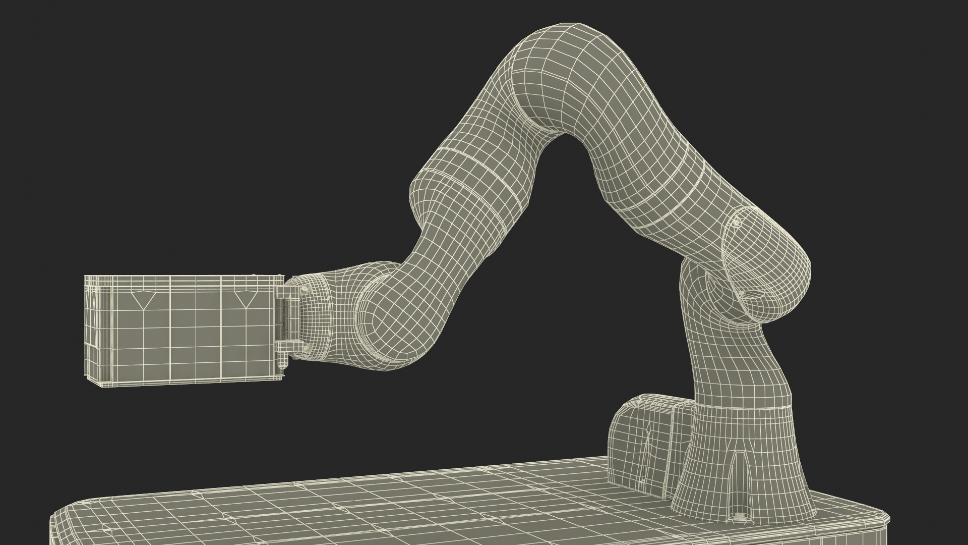 3D Mobile Robot KUKA KMR Iiwa with Special Box model