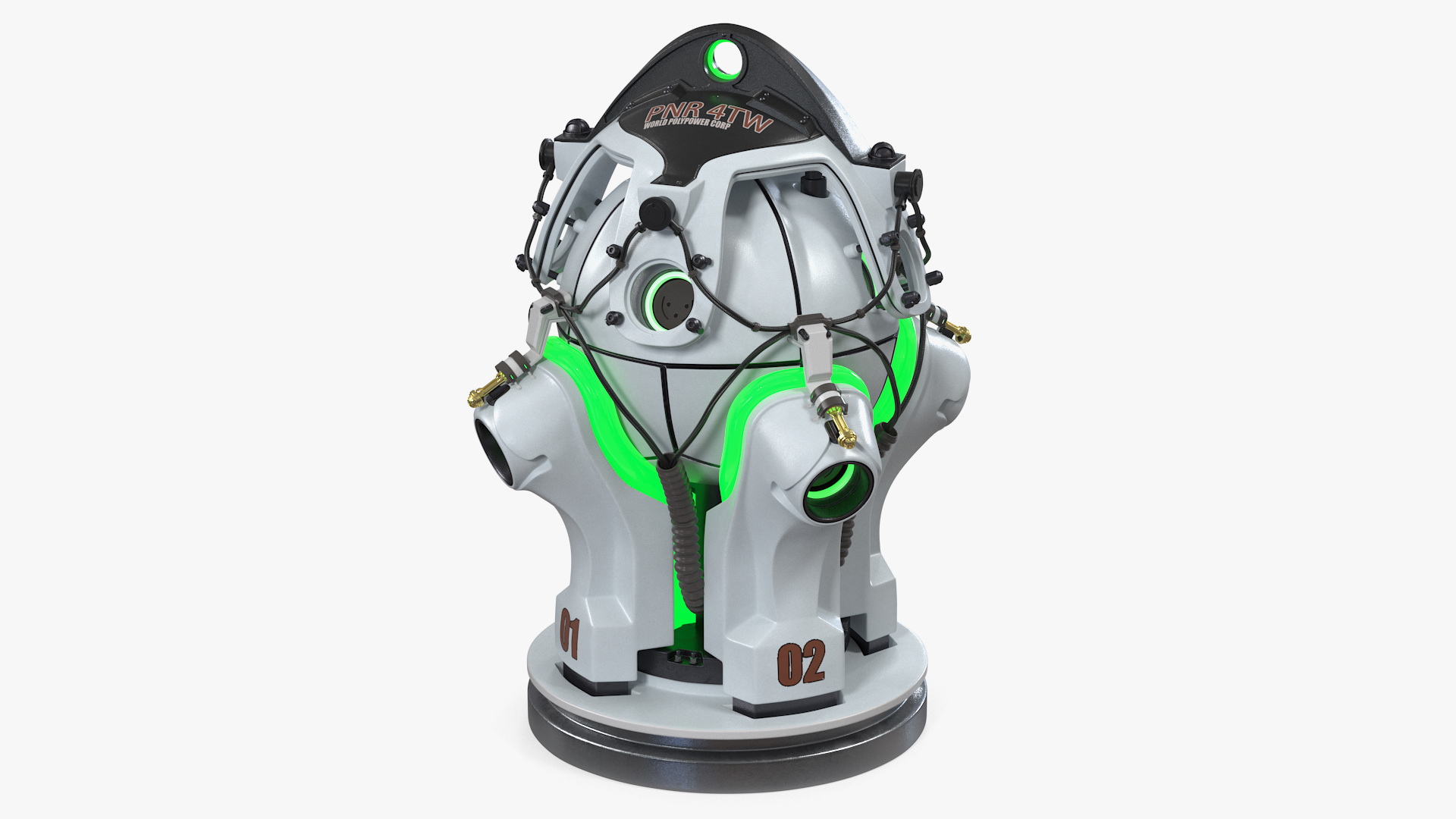 Sci Fi Nuclear Reactor 3D
