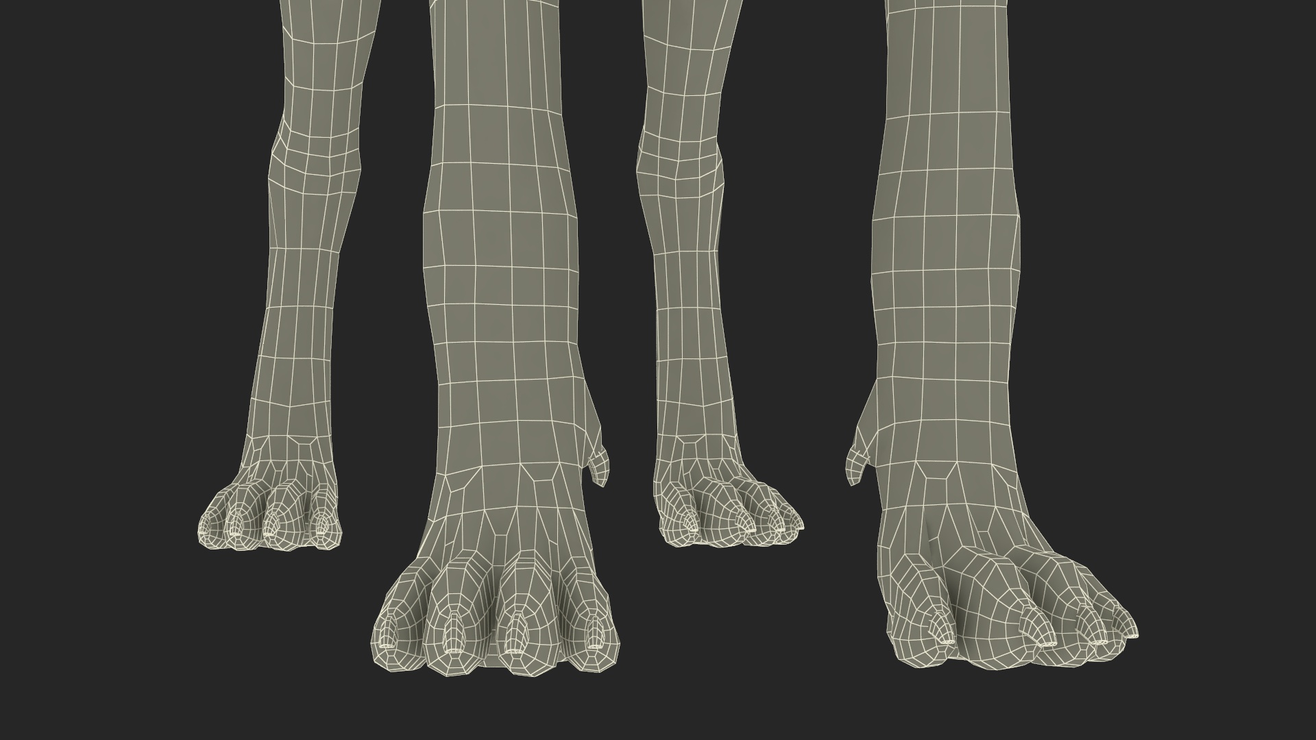 3D Spotted Dalmatian Dog Rigged model