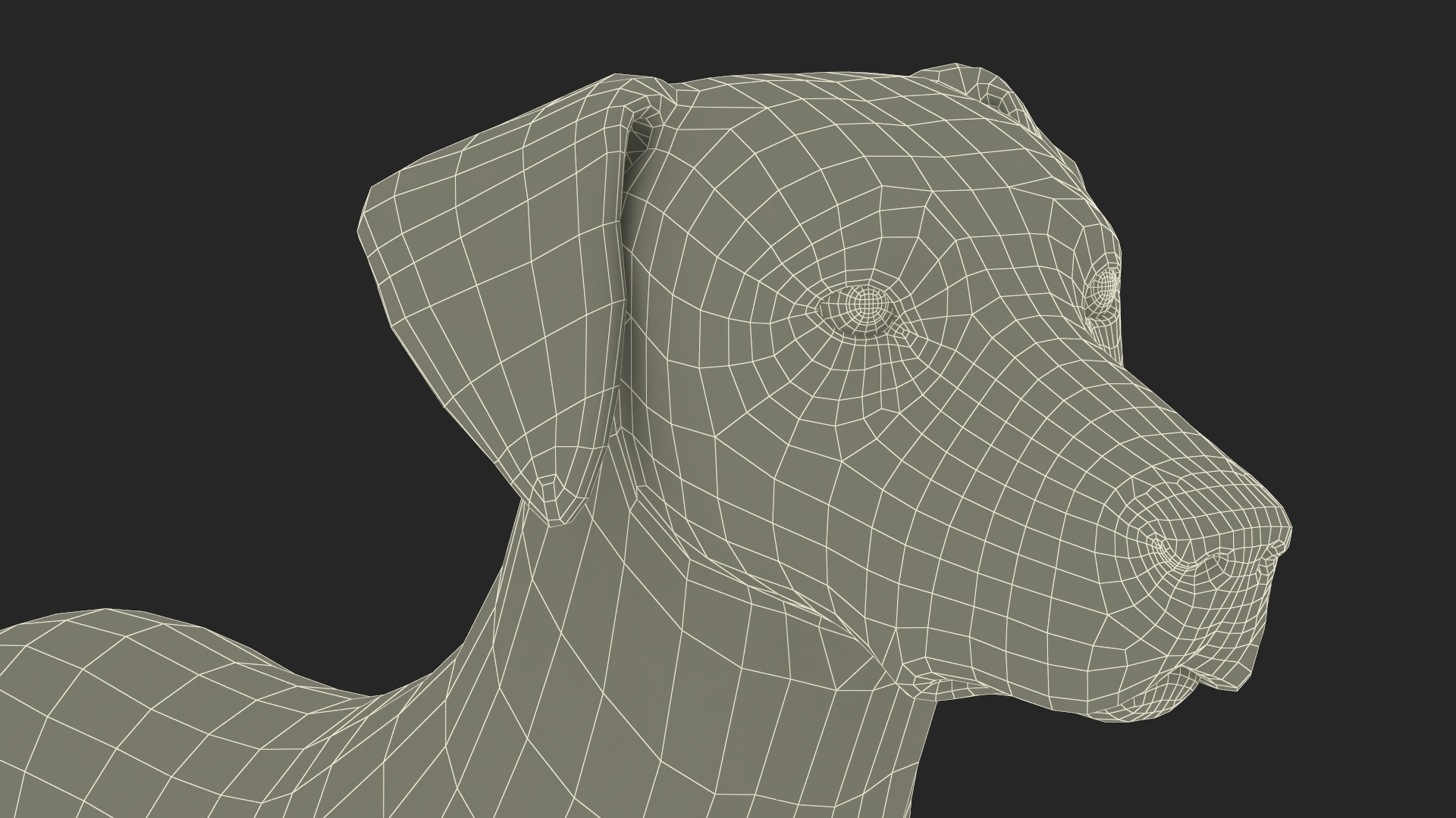 3D Spotted Dalmatian Dog Rigged model