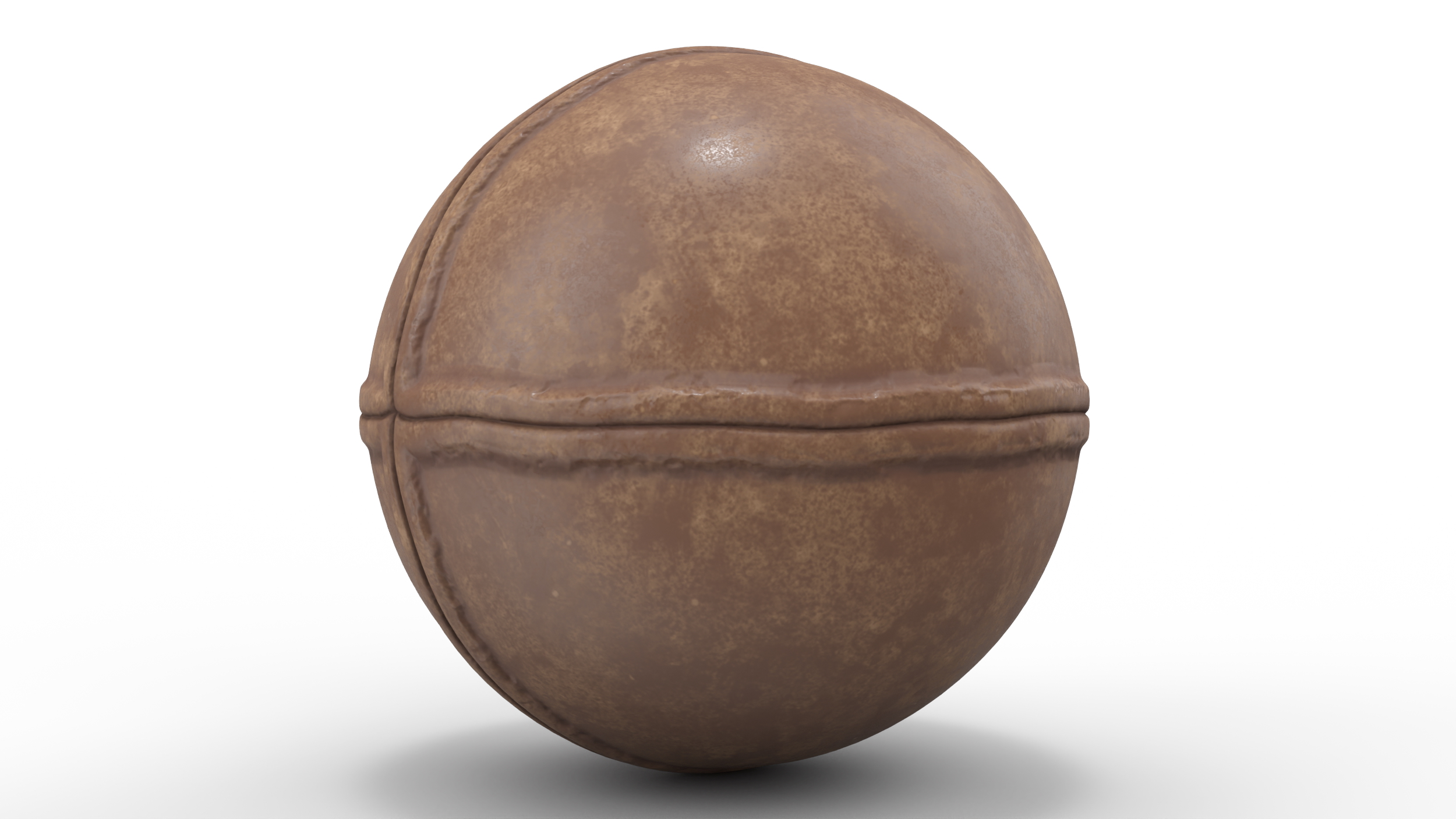 Antique 1830s Baseball Ball 3D