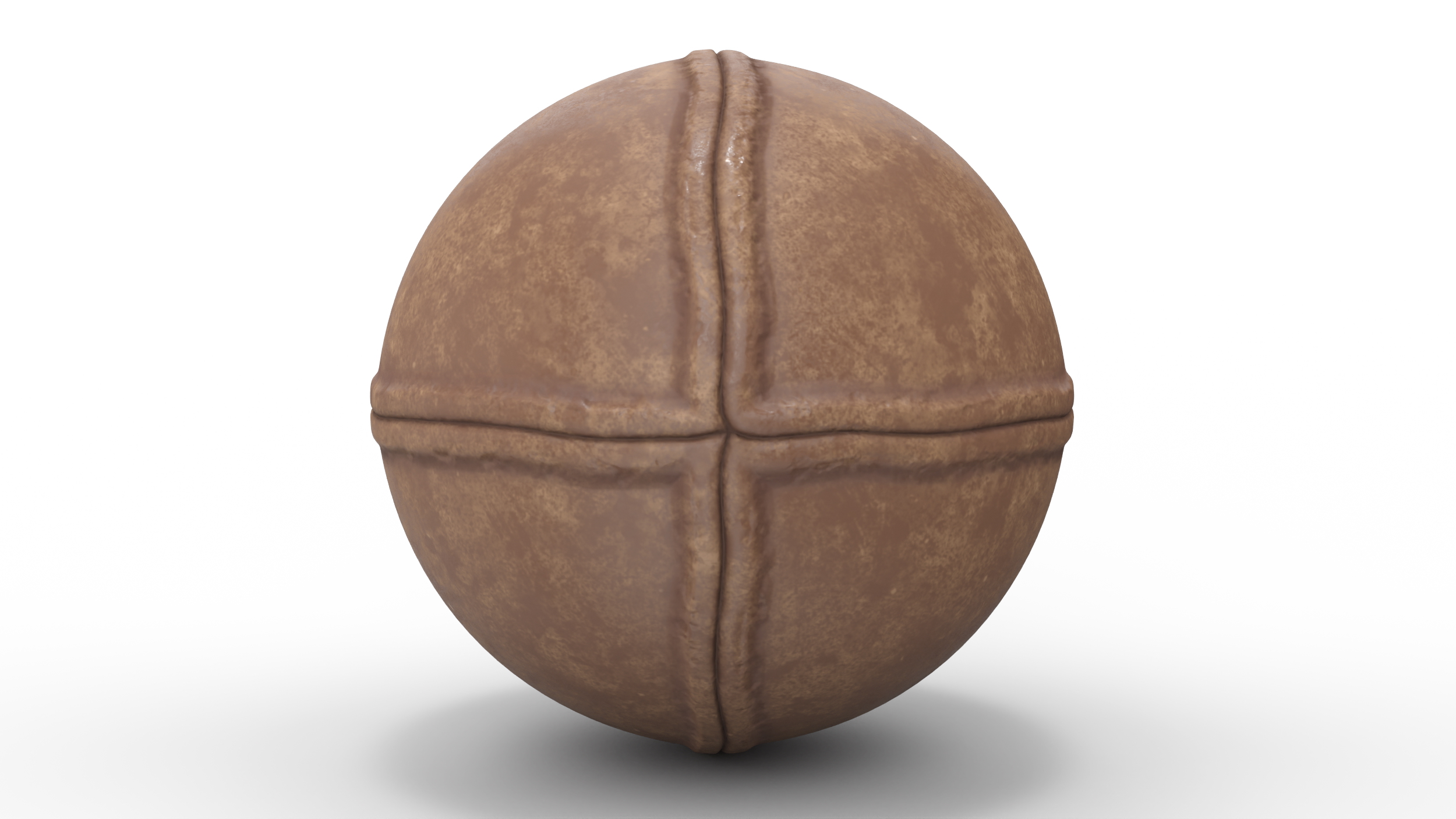 Antique 1830s Baseball Ball 3D