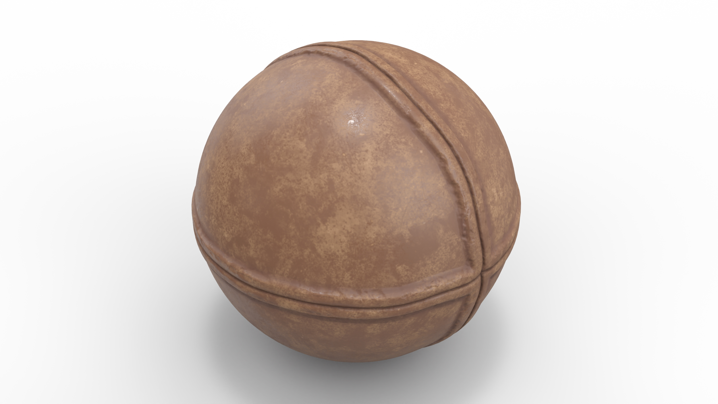 Antique 1830s Baseball Ball 3D