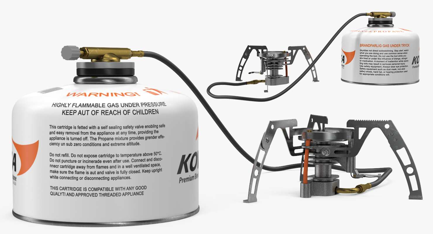 3D model Camping Gas Stove 2 Kovea