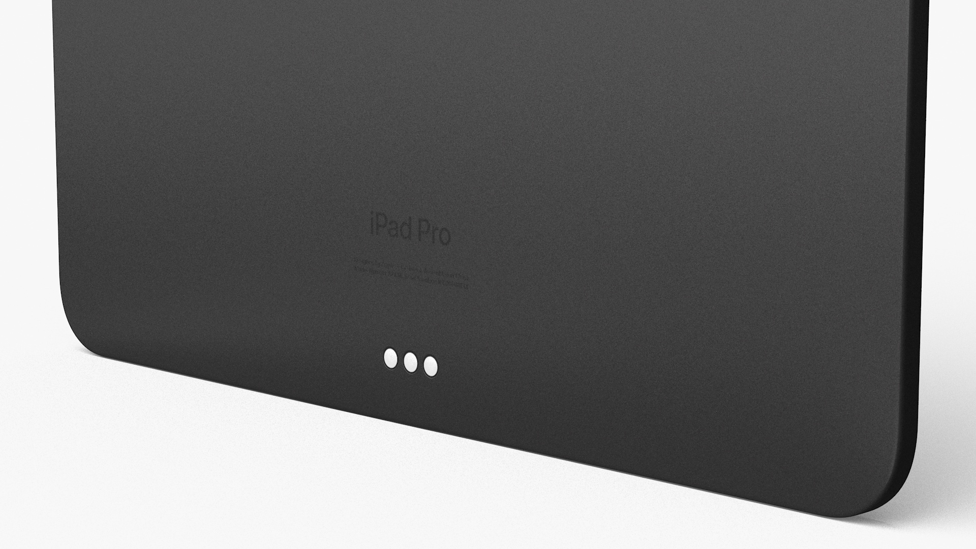 Apple IPad Pro 2024 13 Inch Space Black 3D model