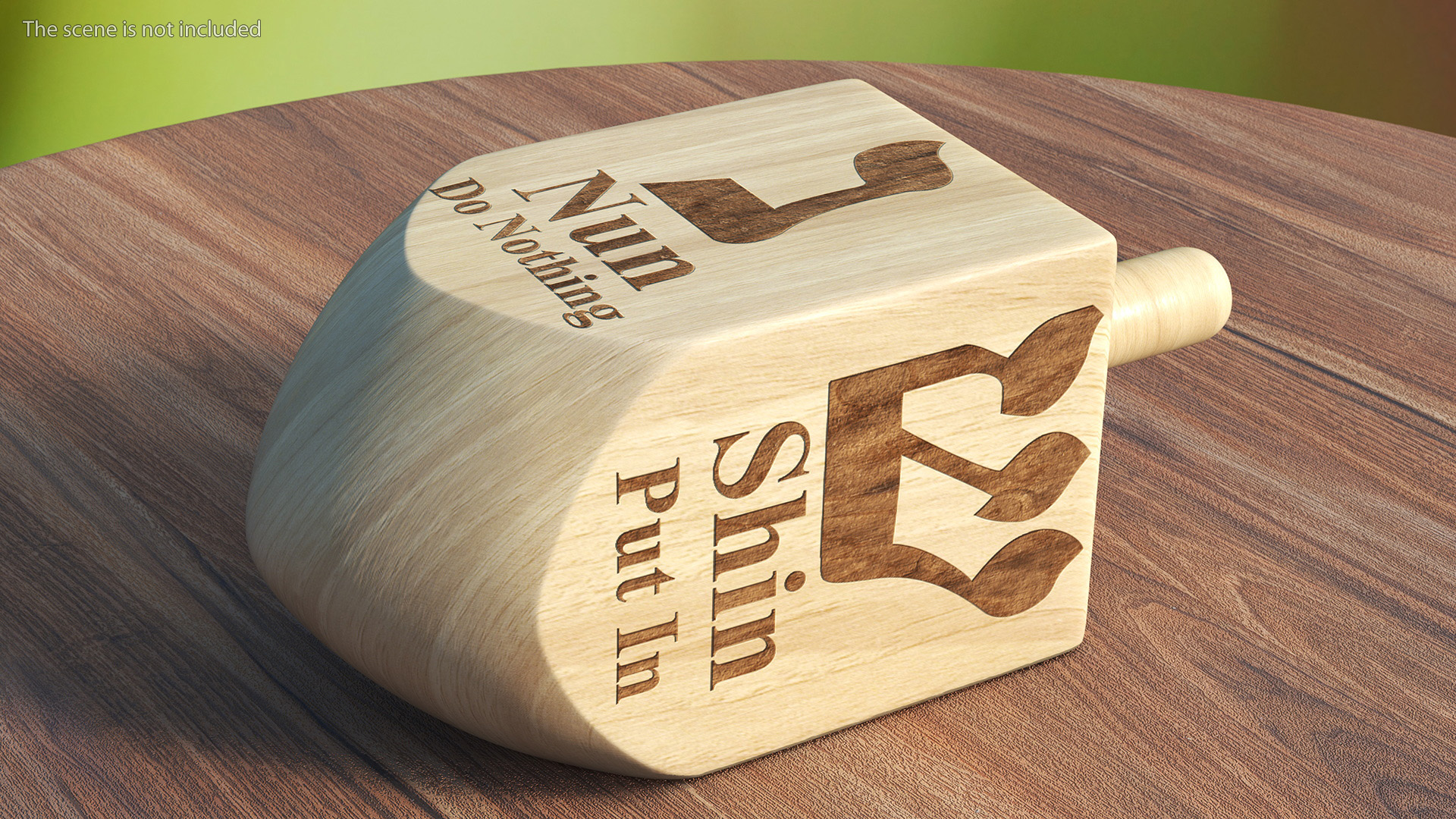 Carved Dreidel 3D model