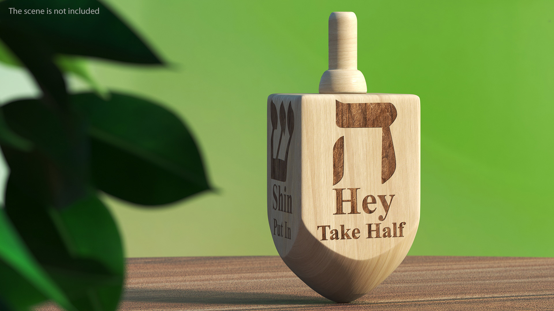 Carved Dreidel 3D model