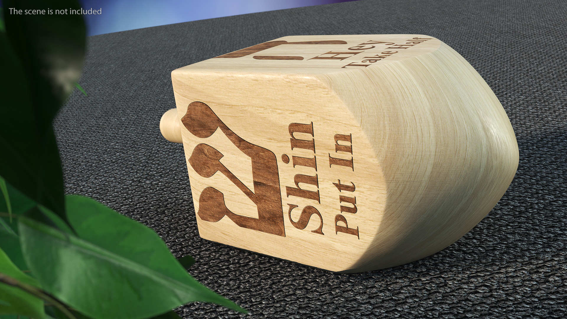 Carved Dreidel 3D model