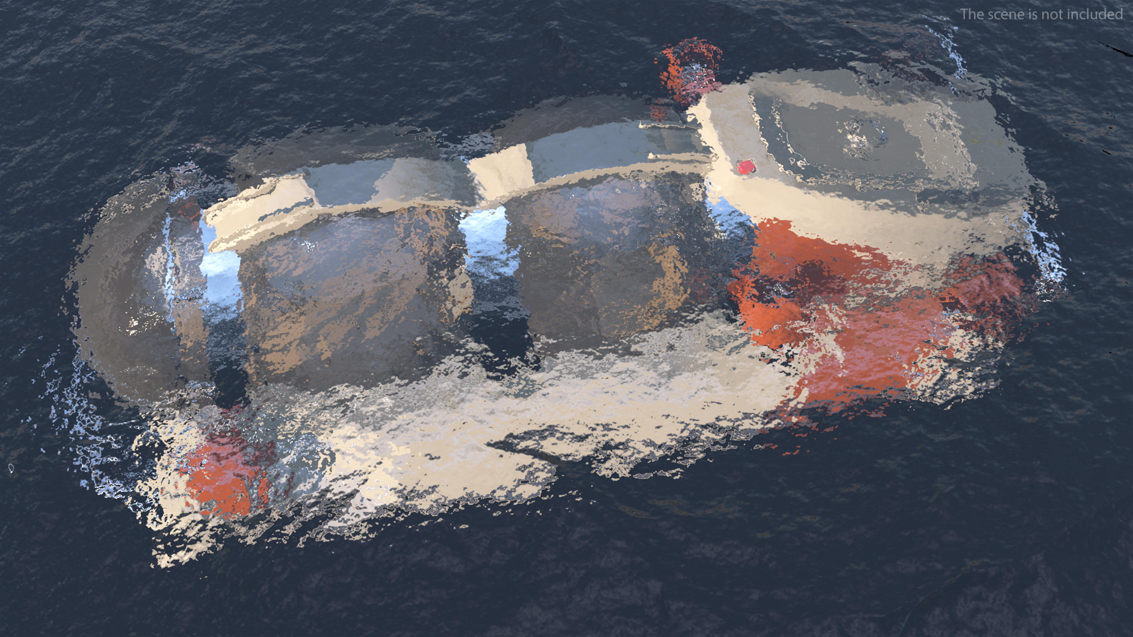 3D Small Personal Submarine Rigged