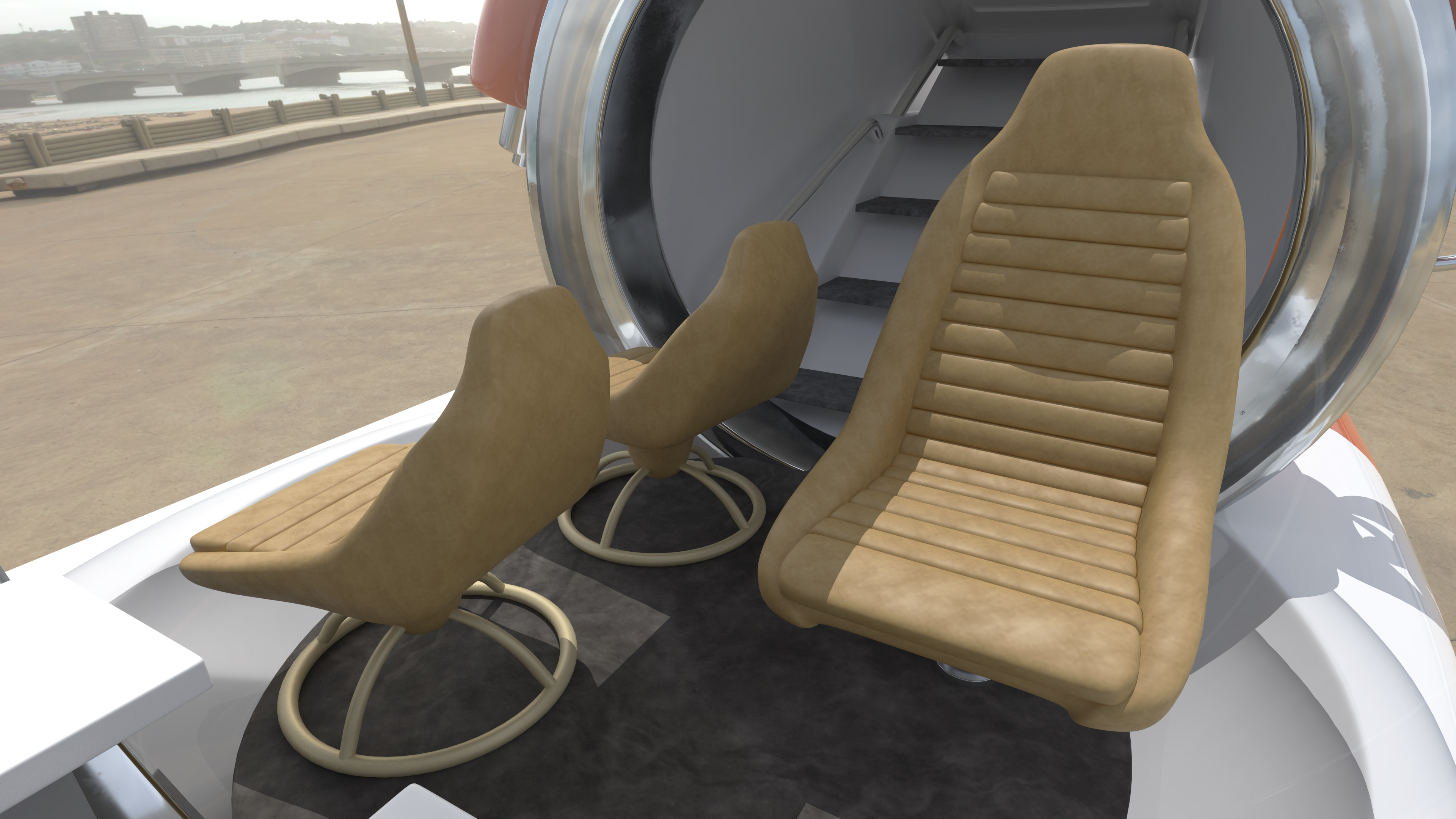 3D Small Personal Submarine Rigged
