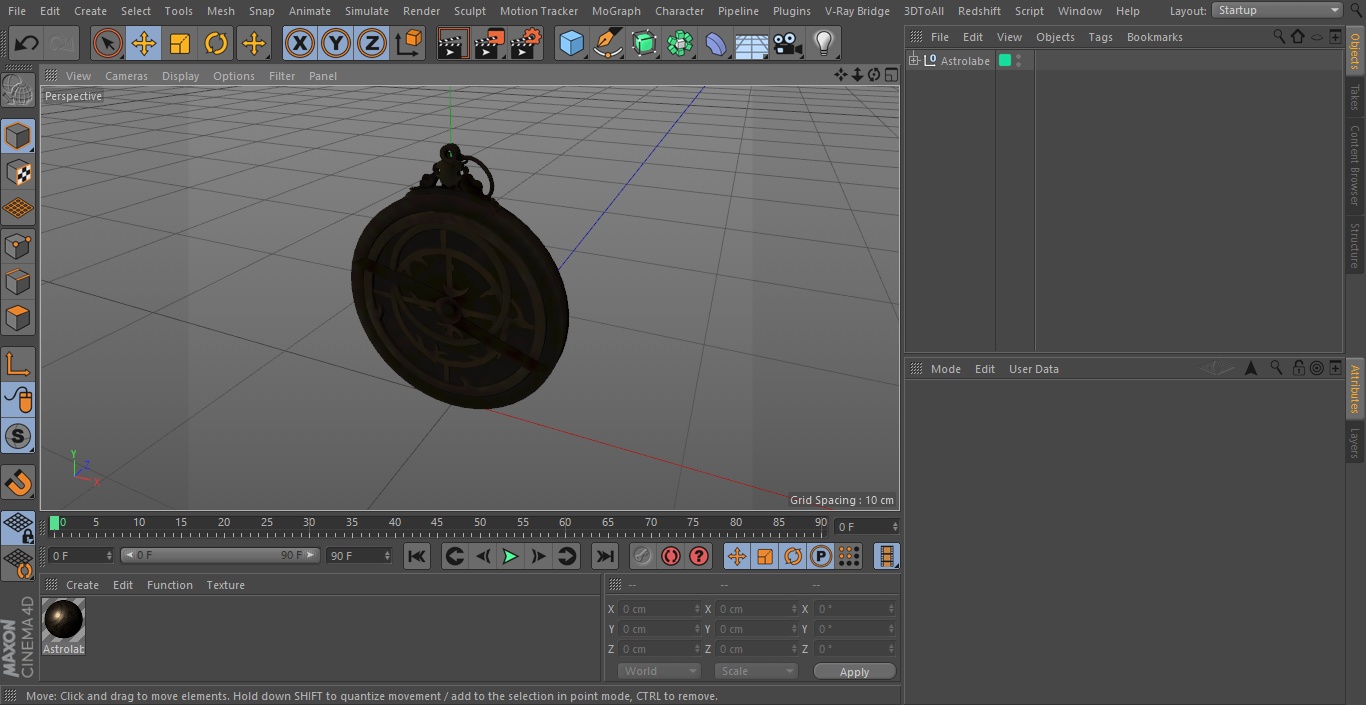 Astrolabe 3D model