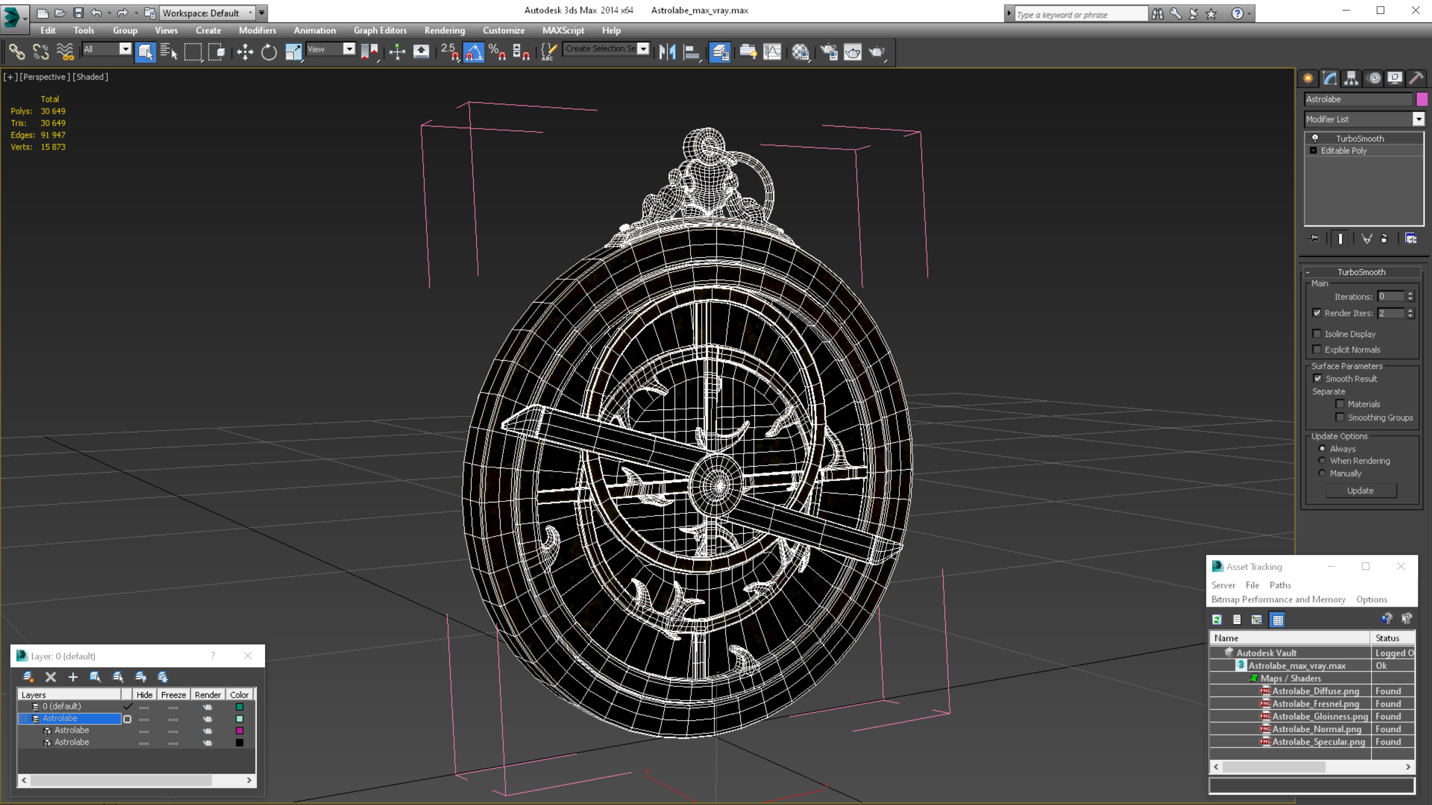 Astrolabe 3D model