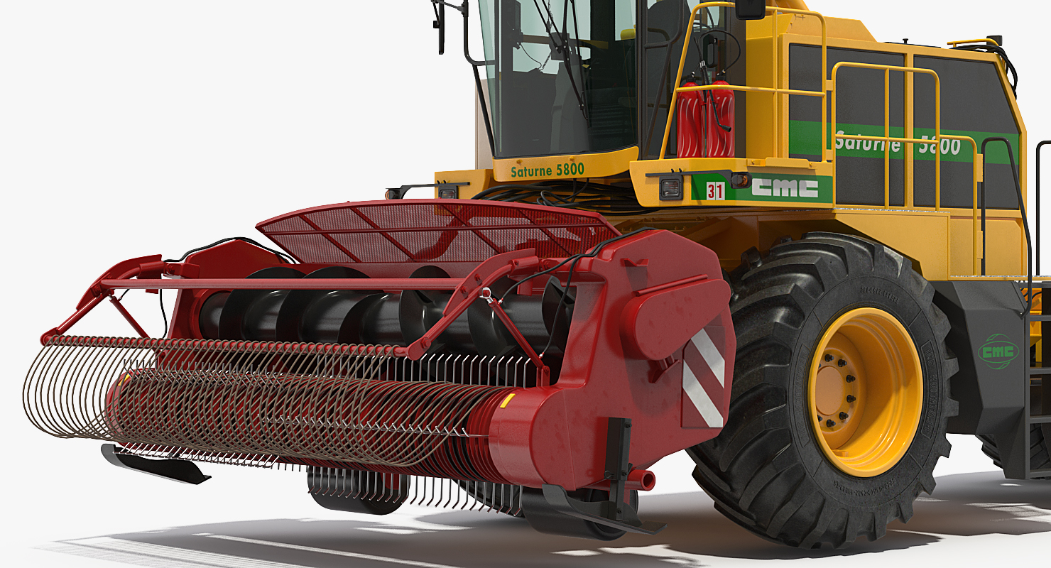 Forage Harvester CMC Saturne 5800 Clean 3D model