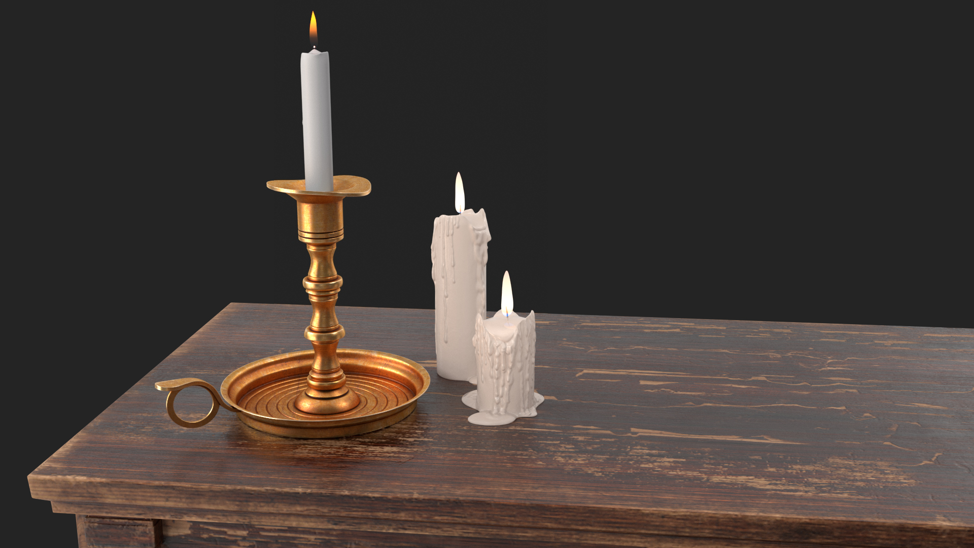 3D Old Western Piano with Musician