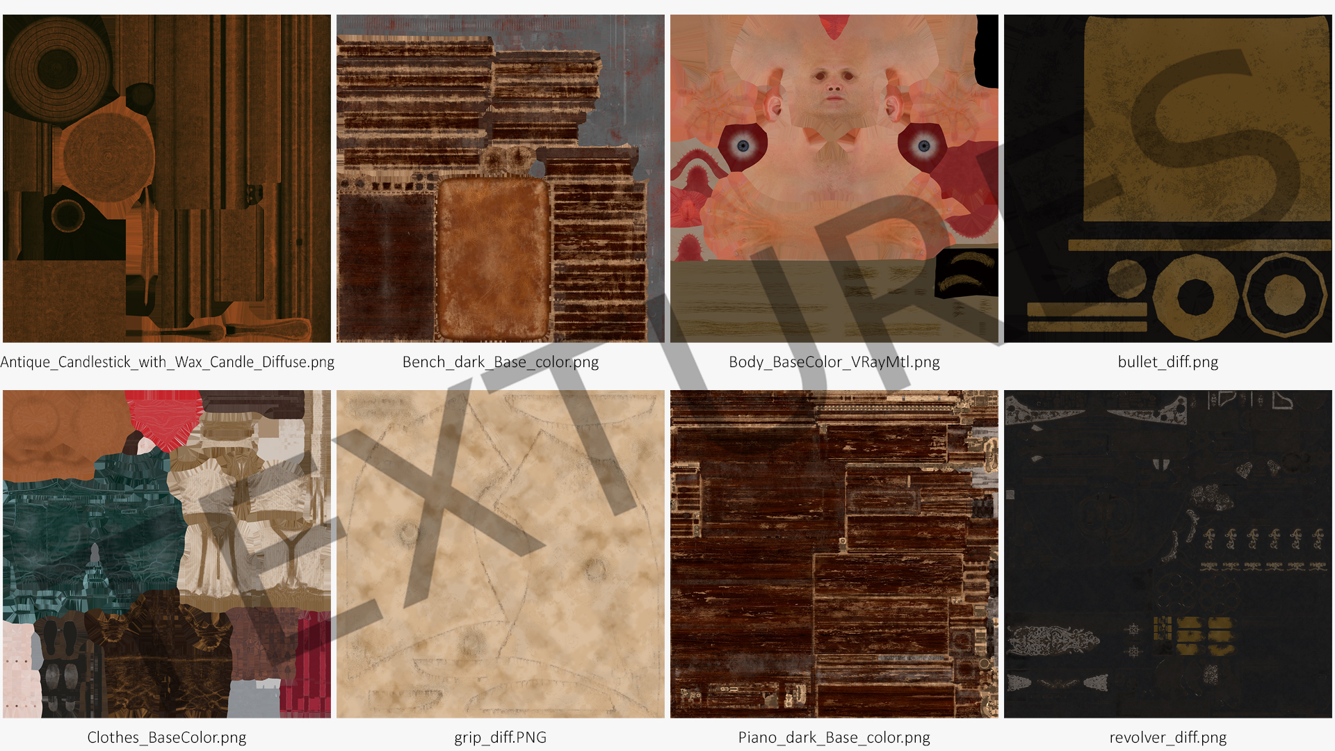3D Old Western Piano with Musician