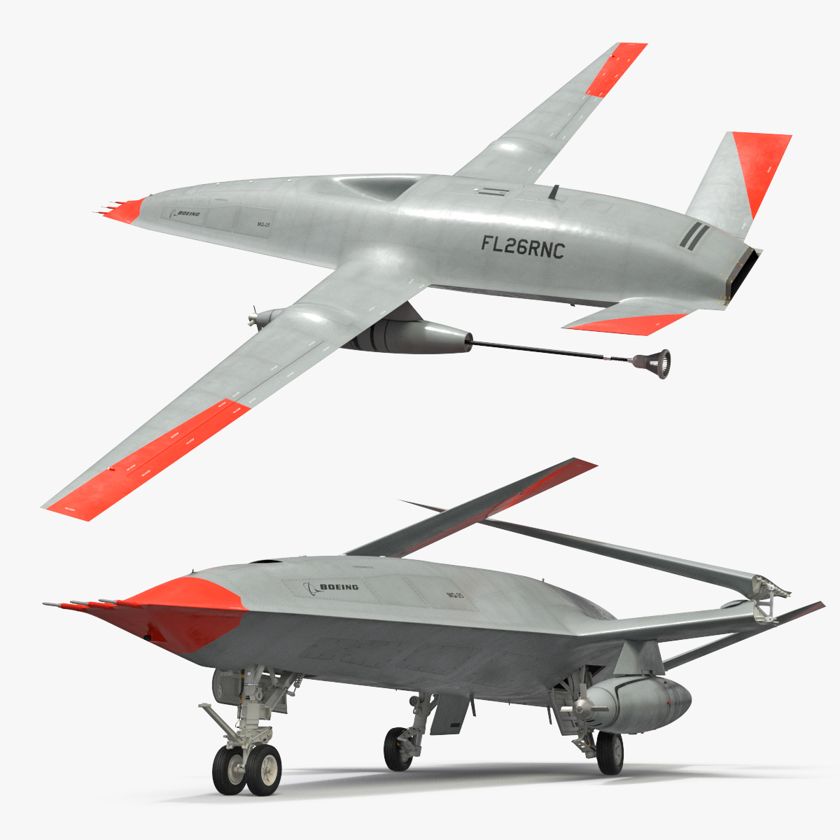 Boeing Stingray MQ-25 Drone Rigged