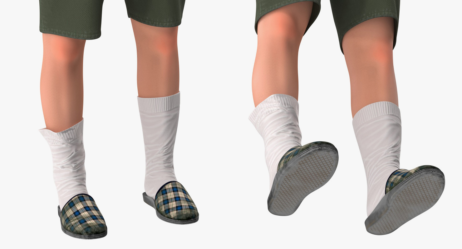 3D model Realistic Boy Scout Rigged Fur
