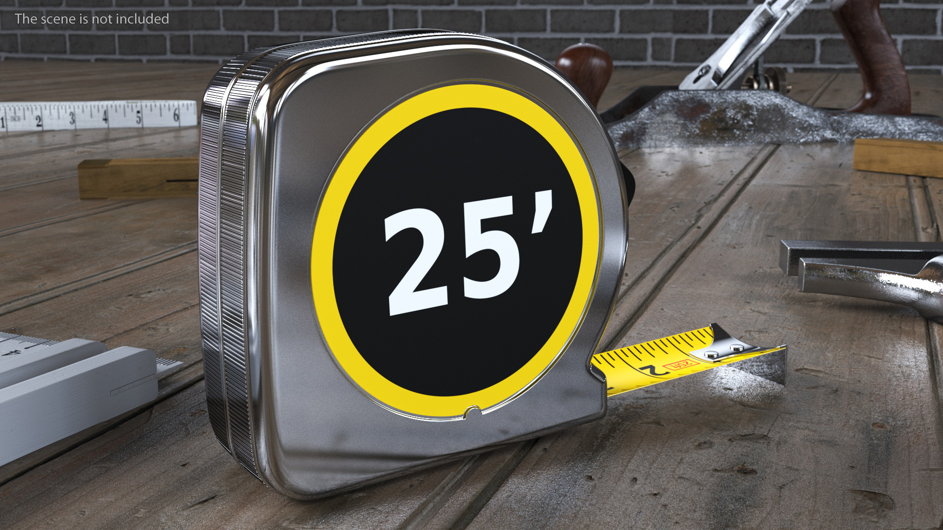 3D Tape Measure 25 ft model
