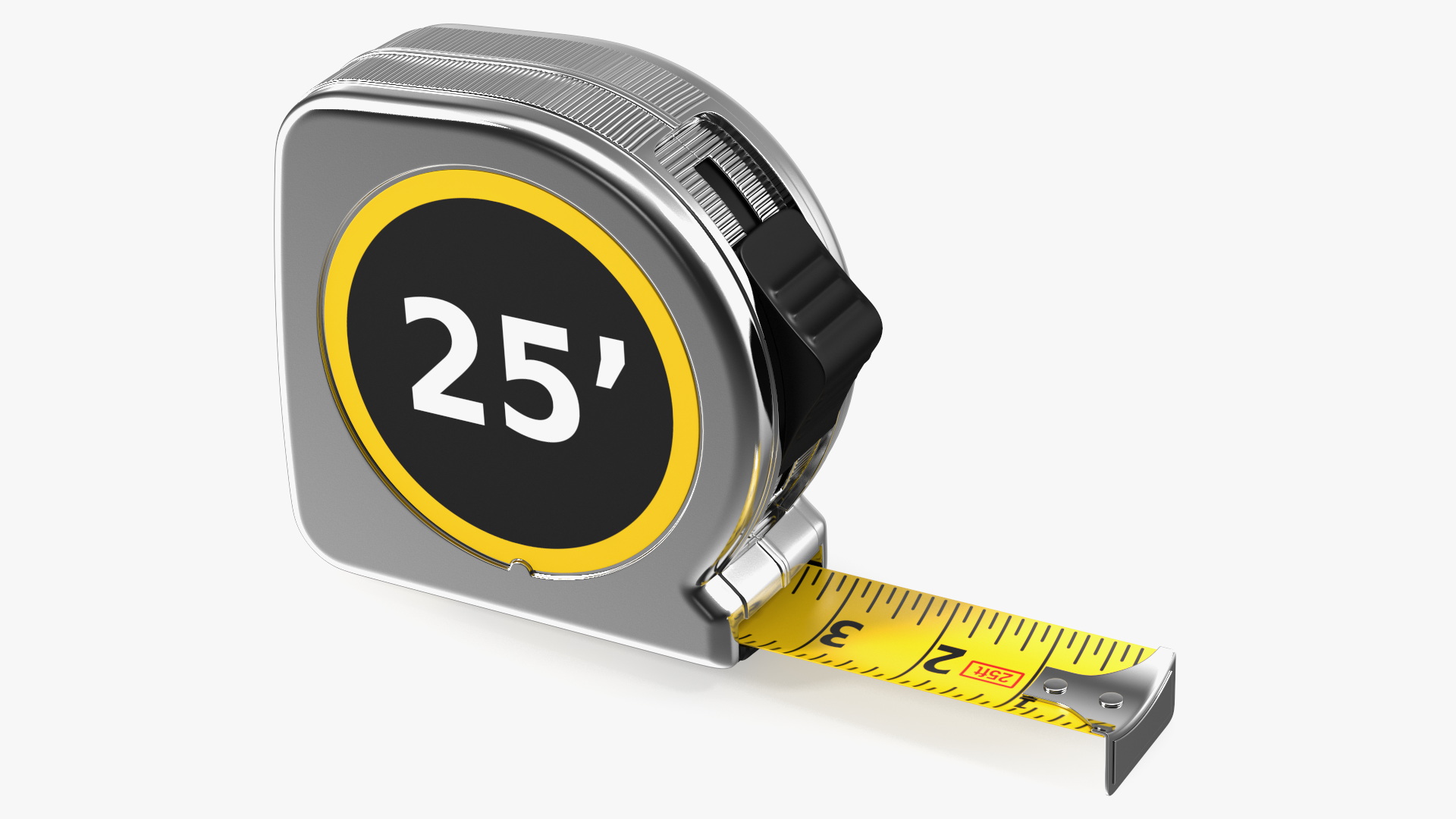 3D Tape Measure 25 ft model