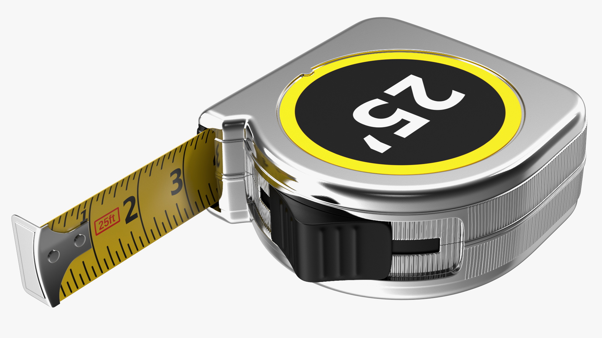 3D Tape Measure 25 ft model