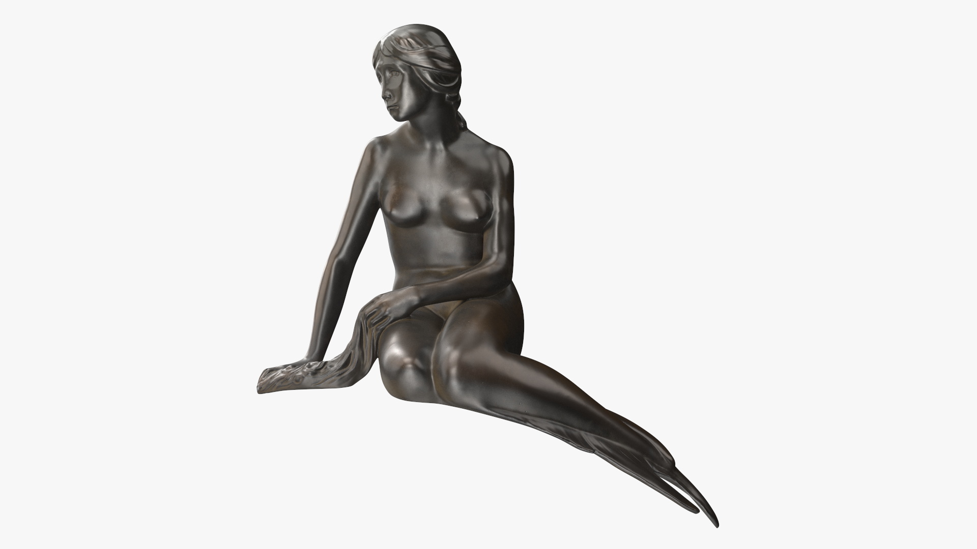 3D Copenhagen's Little Mermaid New