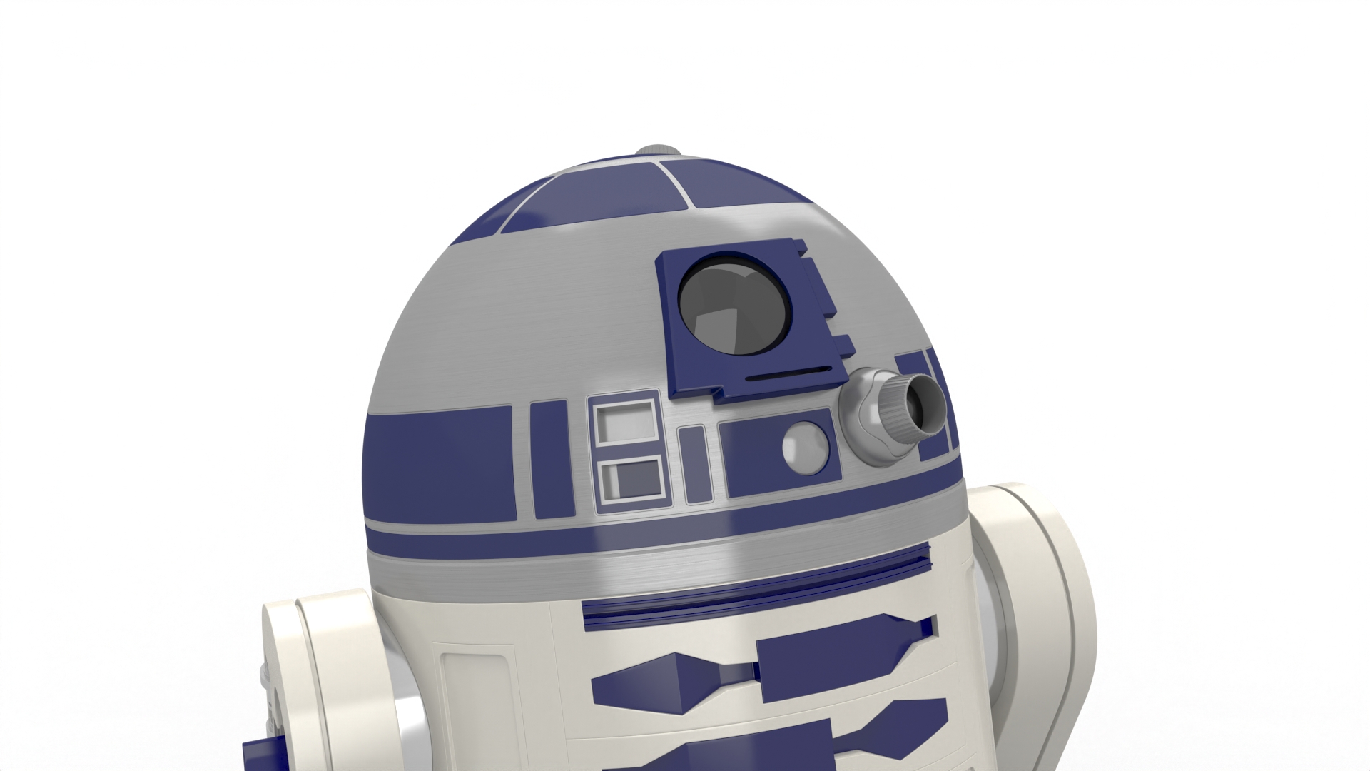 3D Robot Character R2-D2
