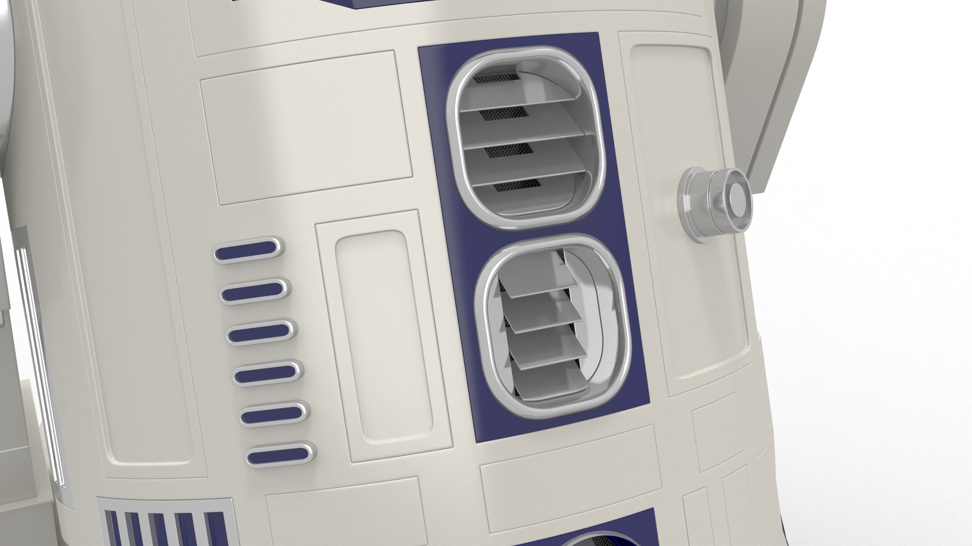 3D Robot Character R2-D2