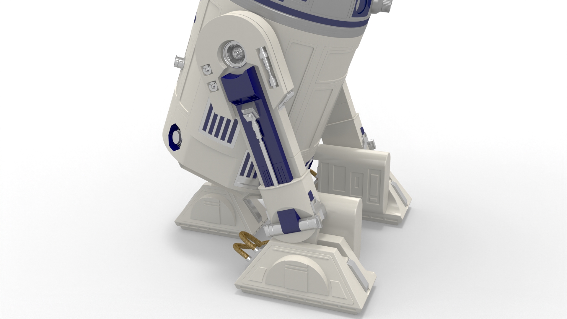 3D Robot Character R2-D2