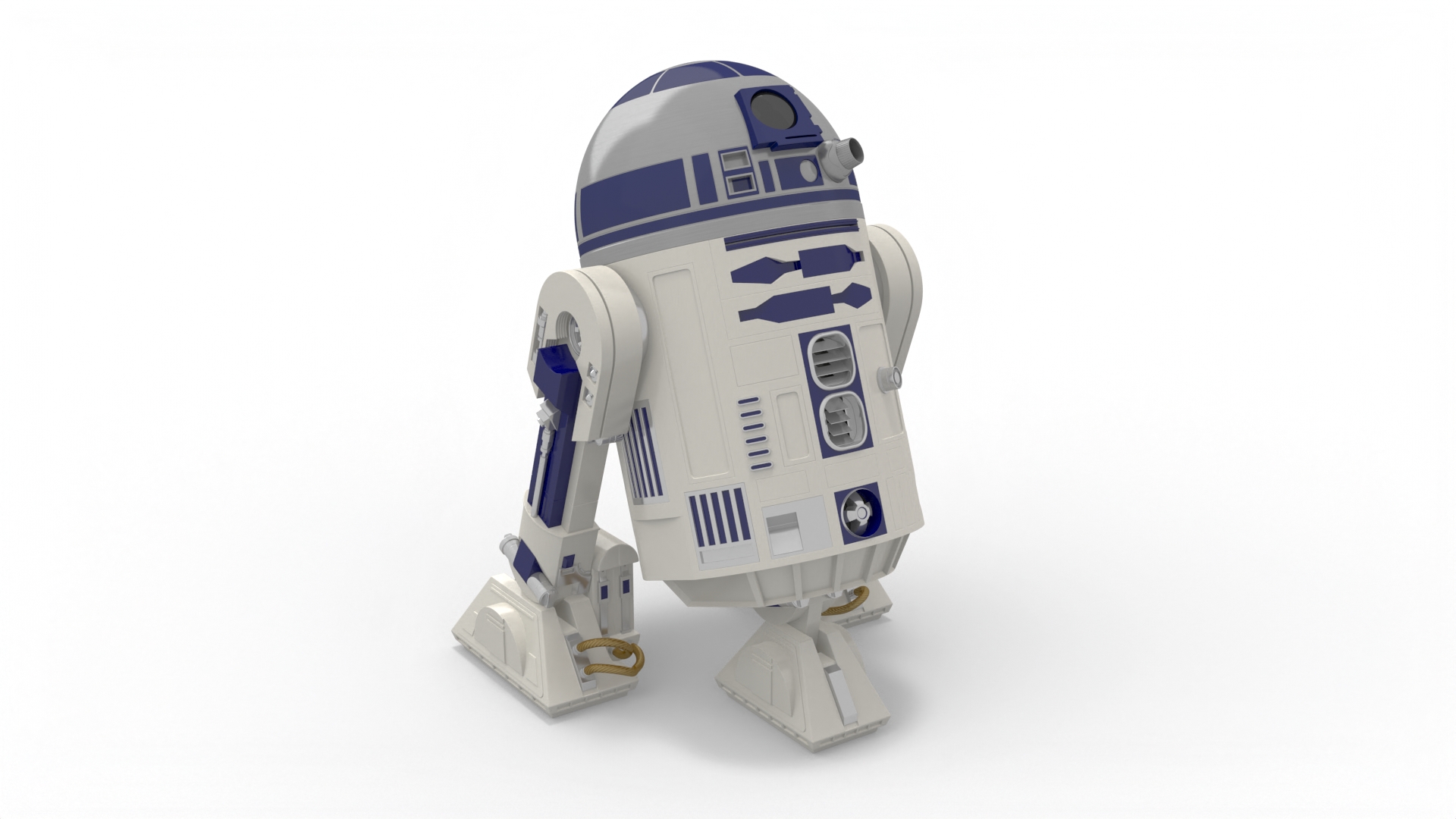 3D Robot Character R2-D2