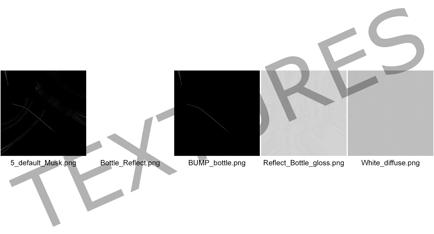 3D Clear Plastic Squeeze Bottle model