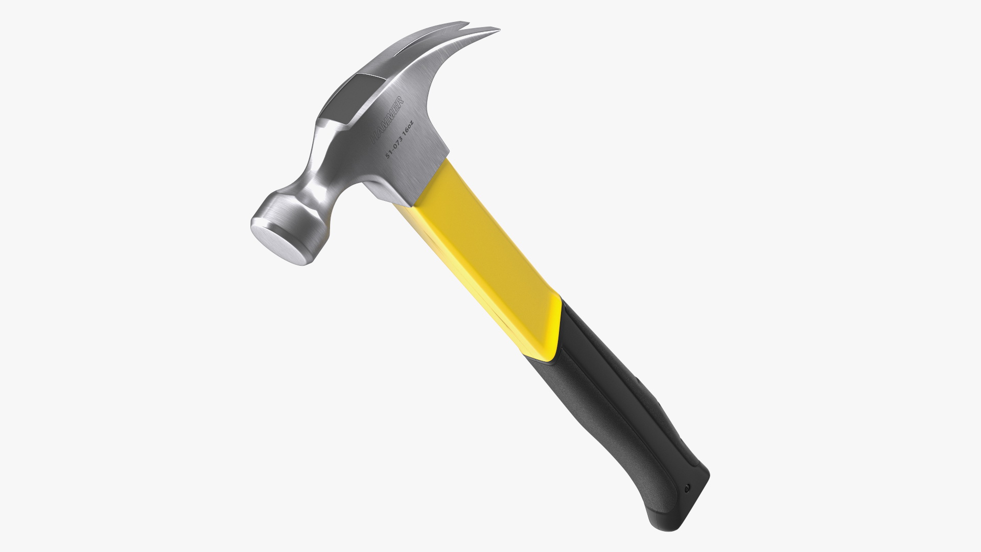 Hammer with Fiberglass Handle 3D model
