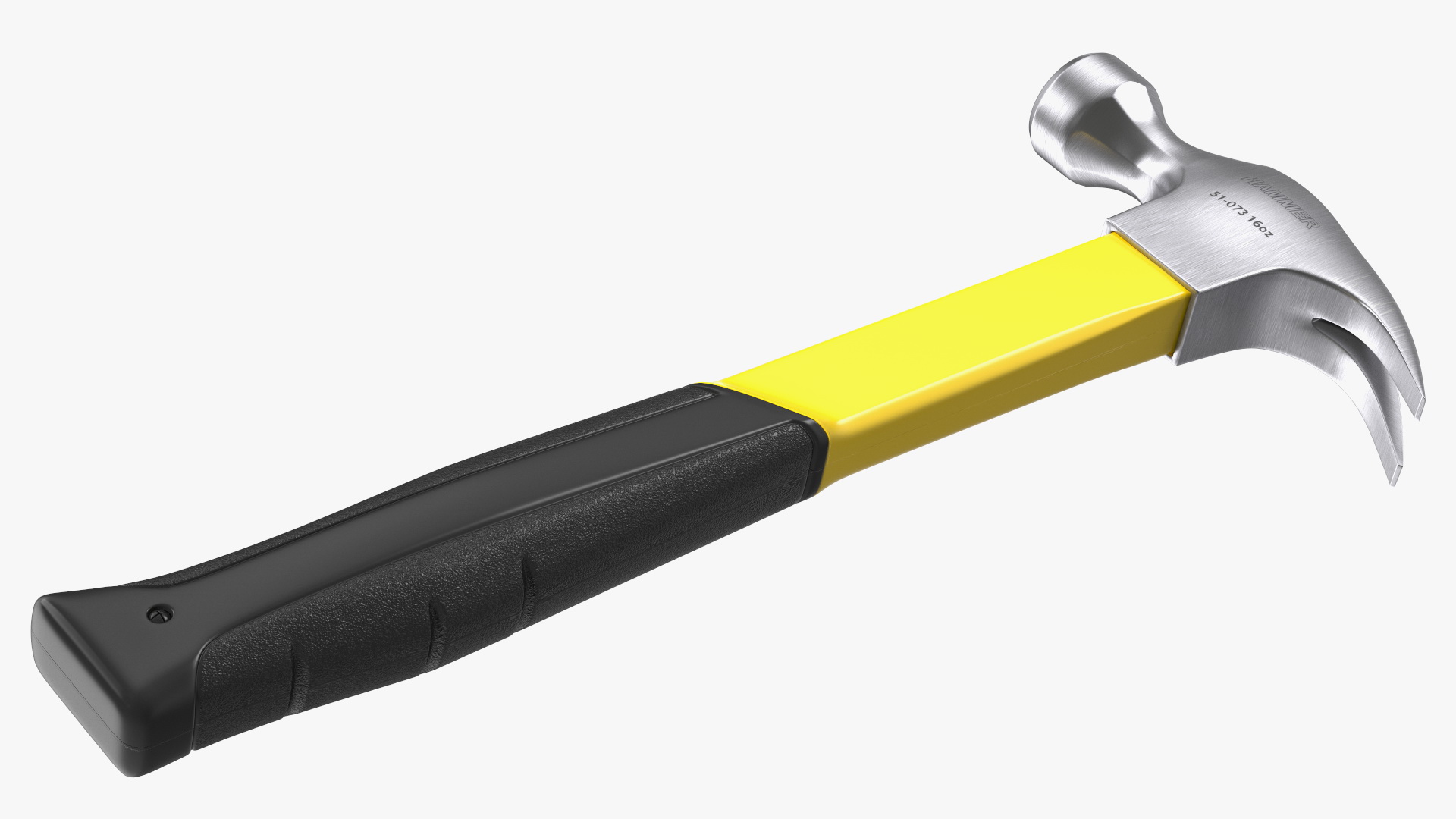 Hammer with Fiberglass Handle 3D model