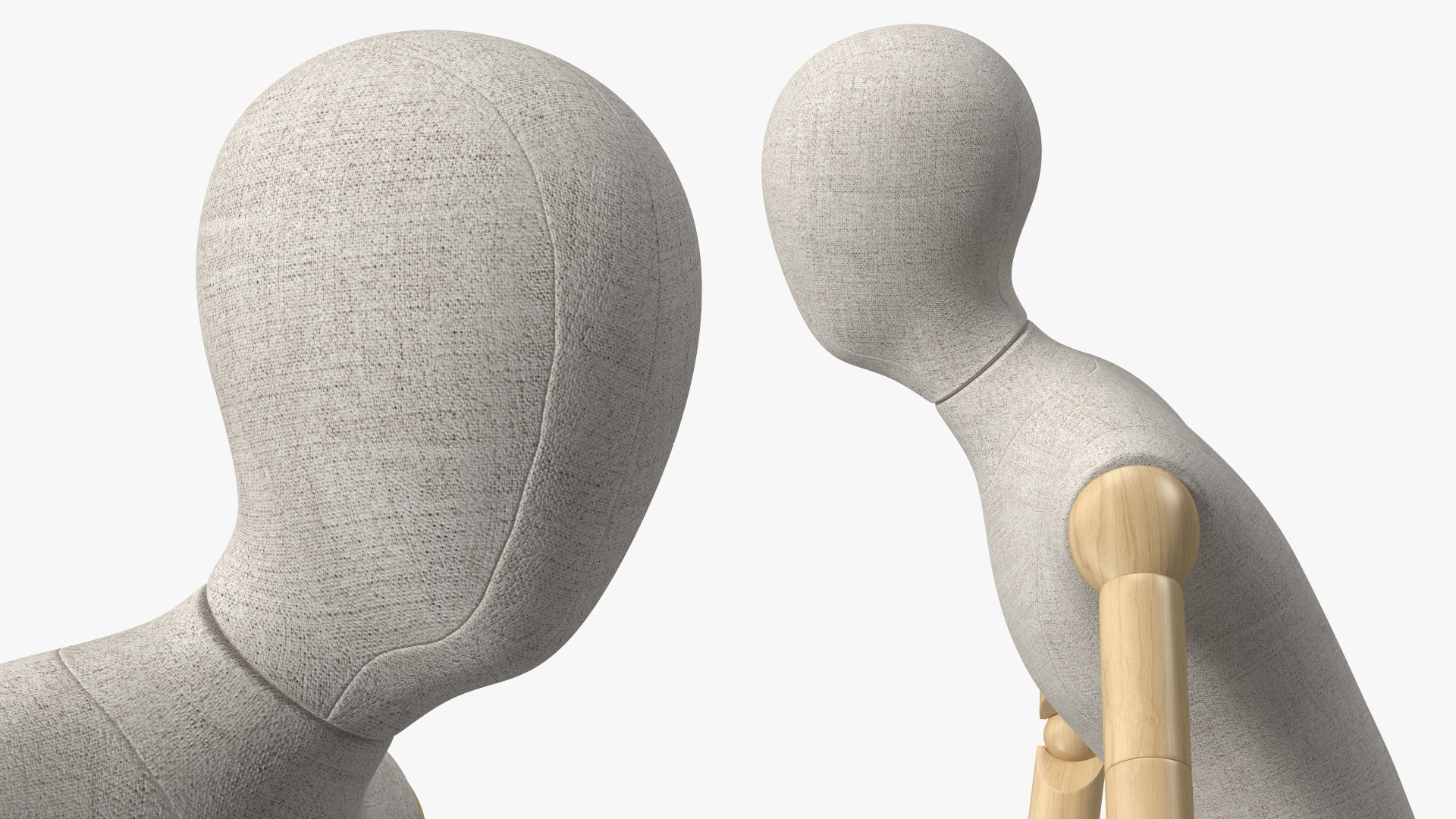 Flexible Child Mannequin Sitting Pose 3D