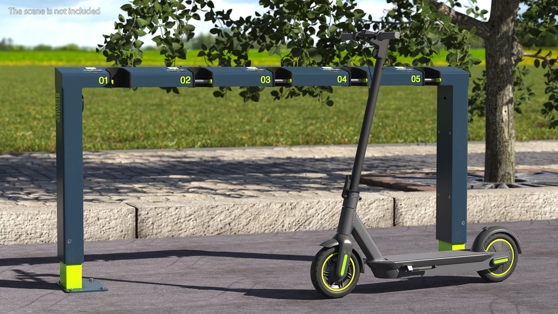3D Electric Scooter
