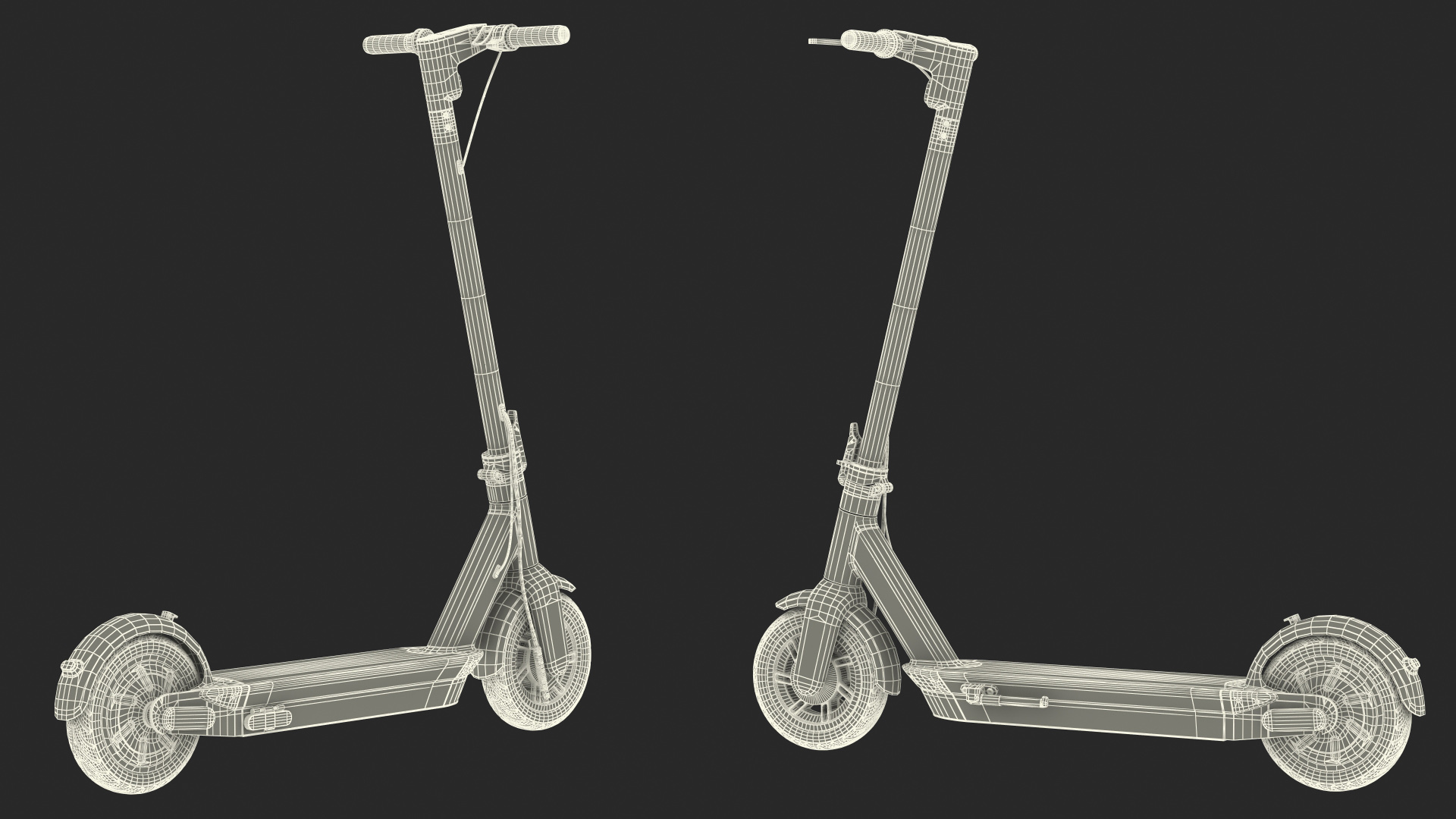 3D Electric Scooter