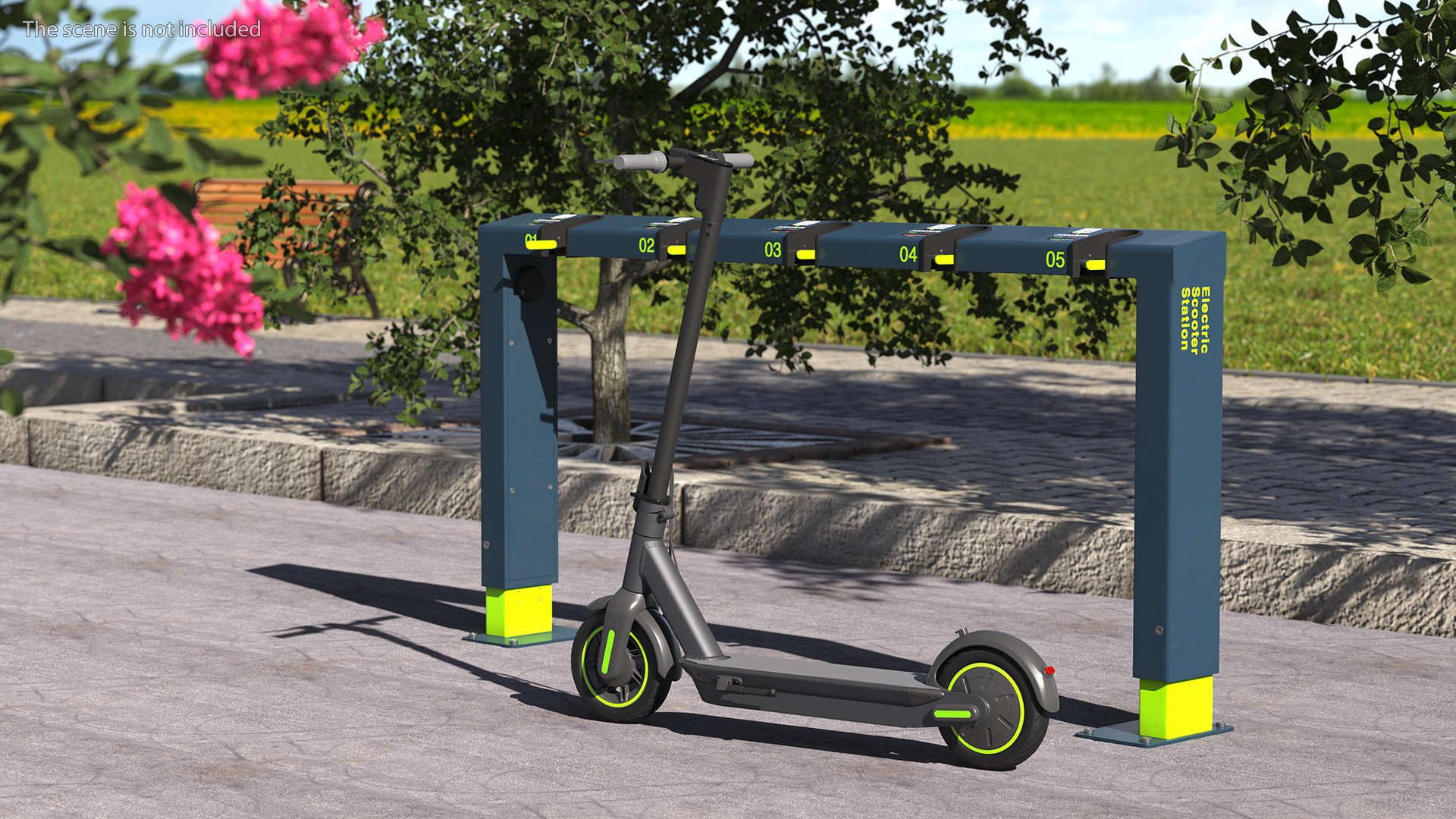 3D Electric Scooter